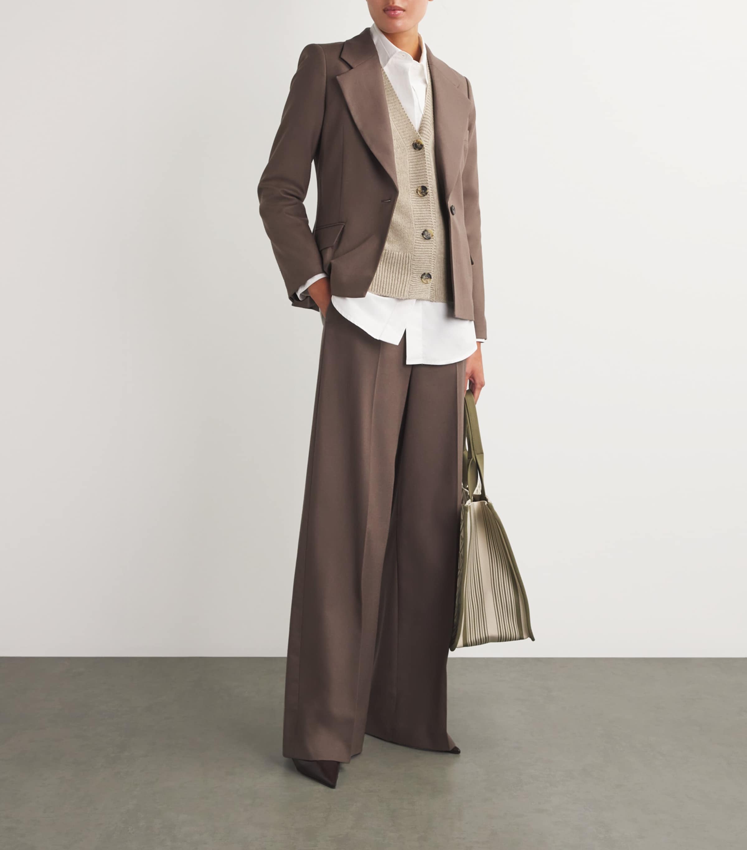 Harrods Cashmere Boxy Cardigan | Harrods UK