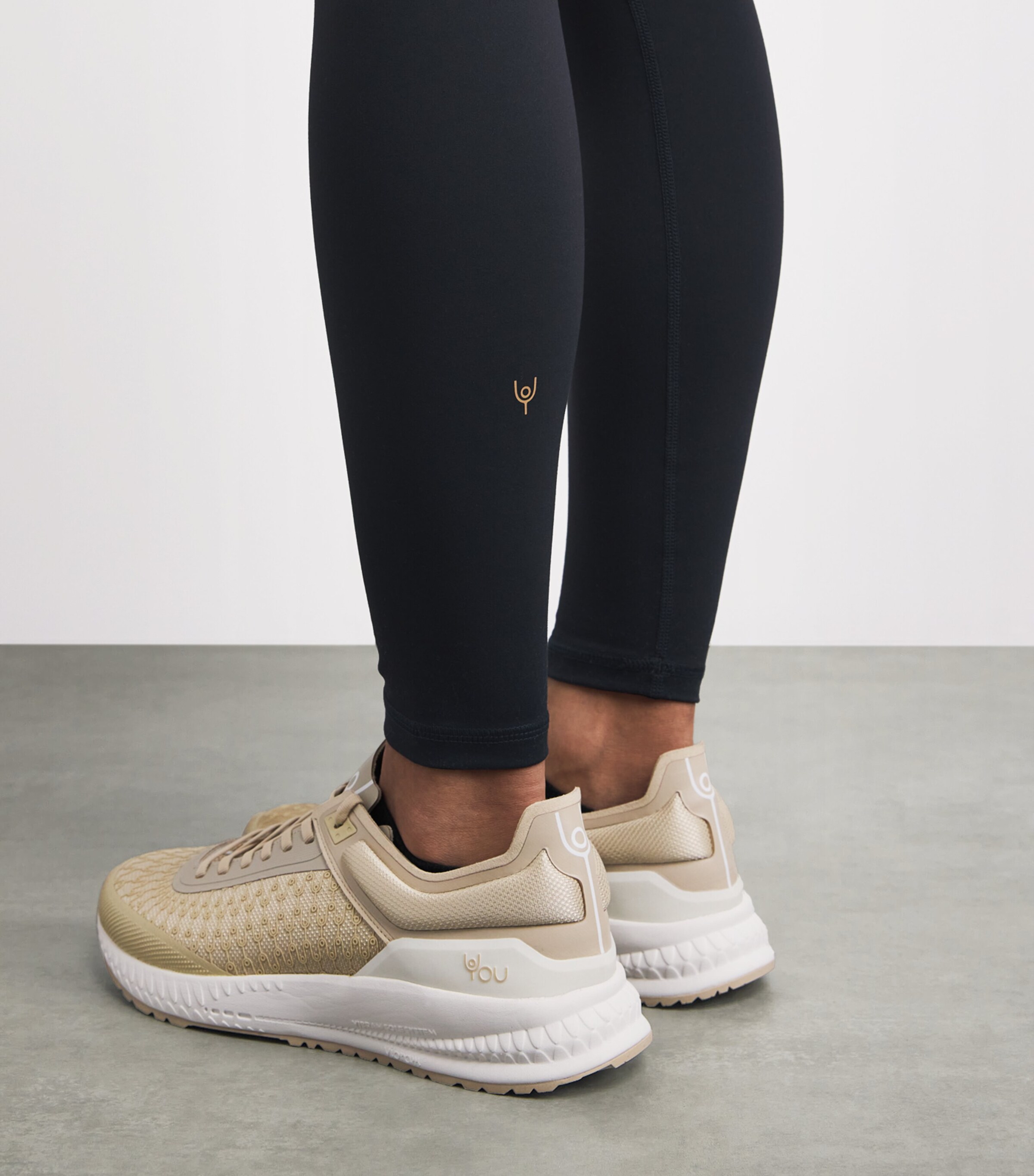 Y.O.U Womens Willoughby Full-Length Leggings Black Image 3