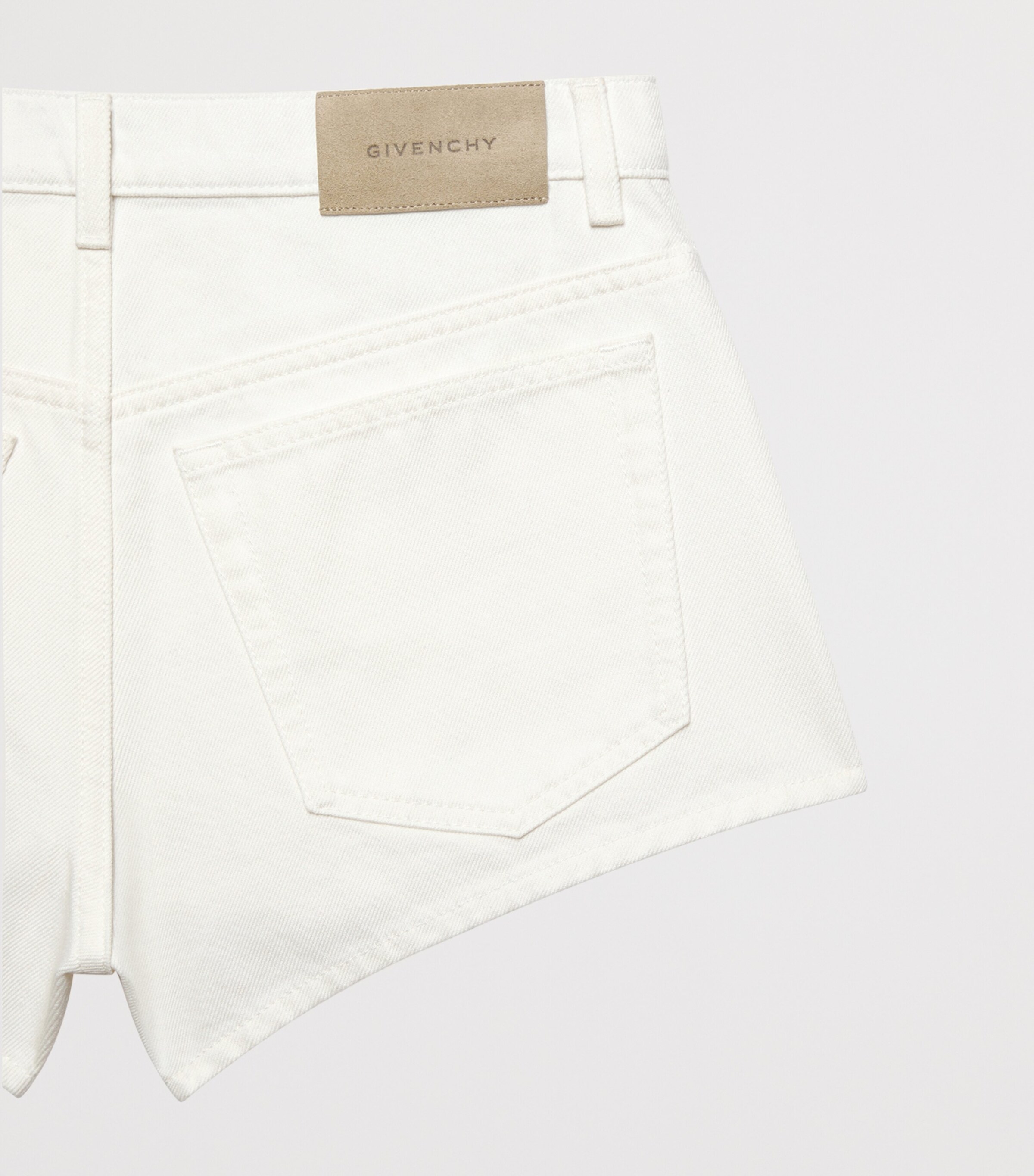 Denim Shorts OFF WHITE Image 4