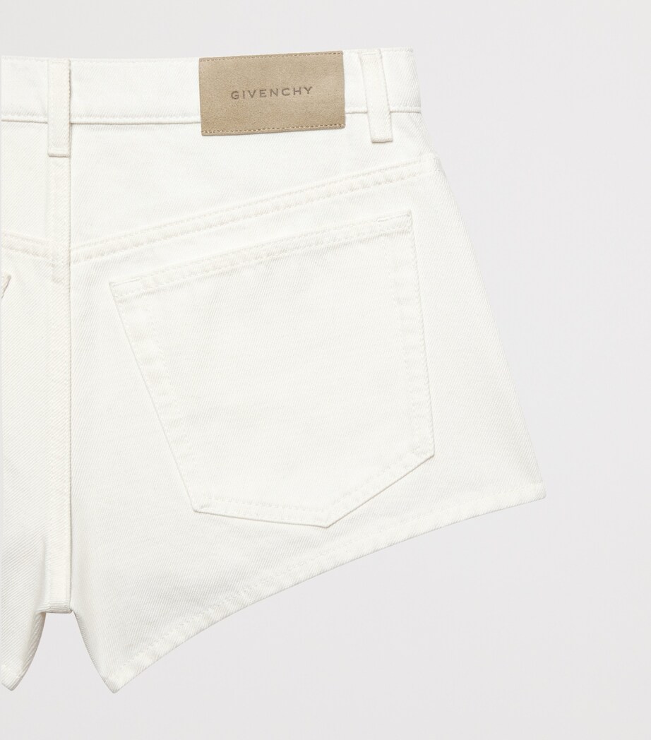 Denim Shorts OFF WHITE Image 4