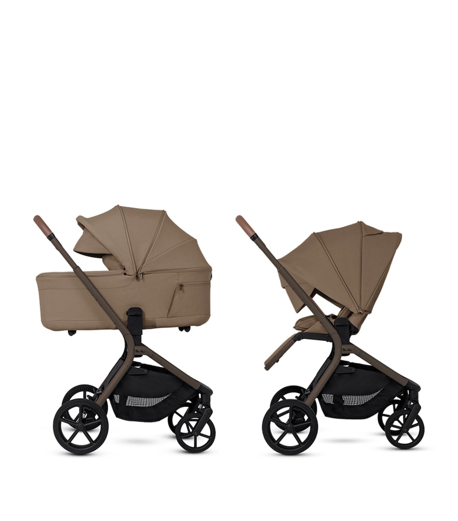 Silver Cross Breez Stroller Carrycot Bundle Maple Image 2