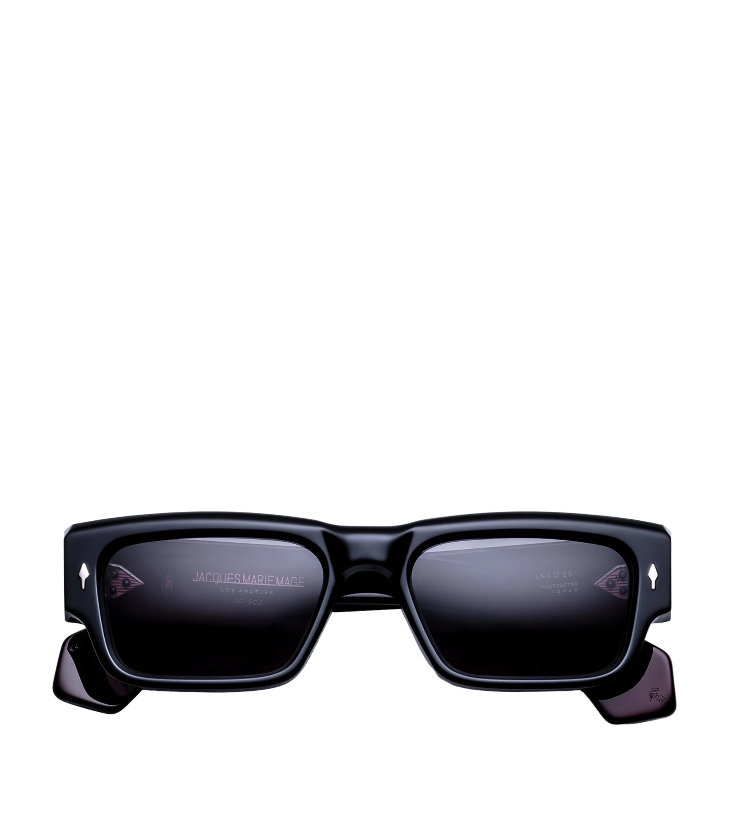 Jacques Marie Mage Engel Rectangular Sunglasses Bloodstone Image 1