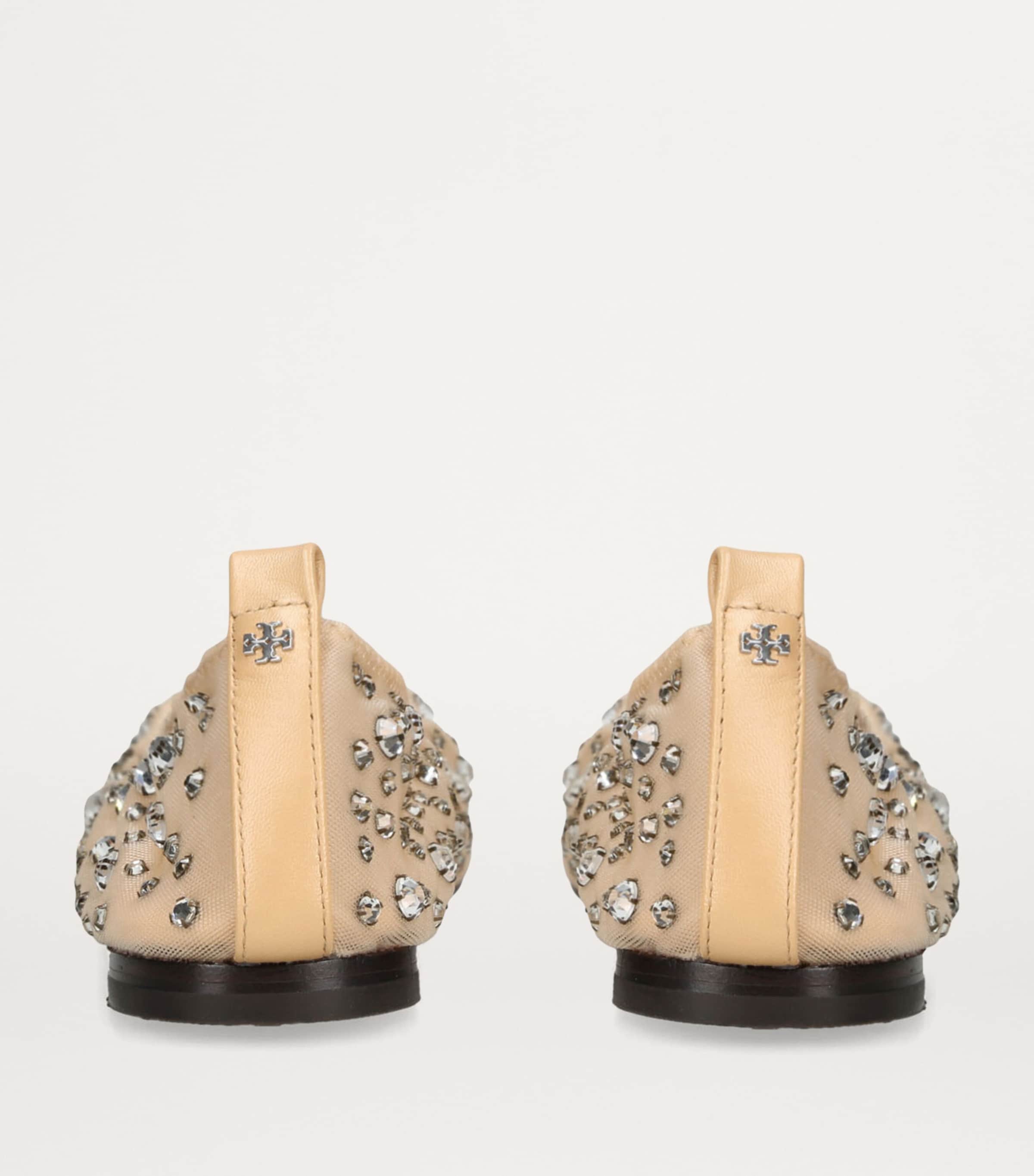 Tory Burch Embellished Ballet Flats White Image 2