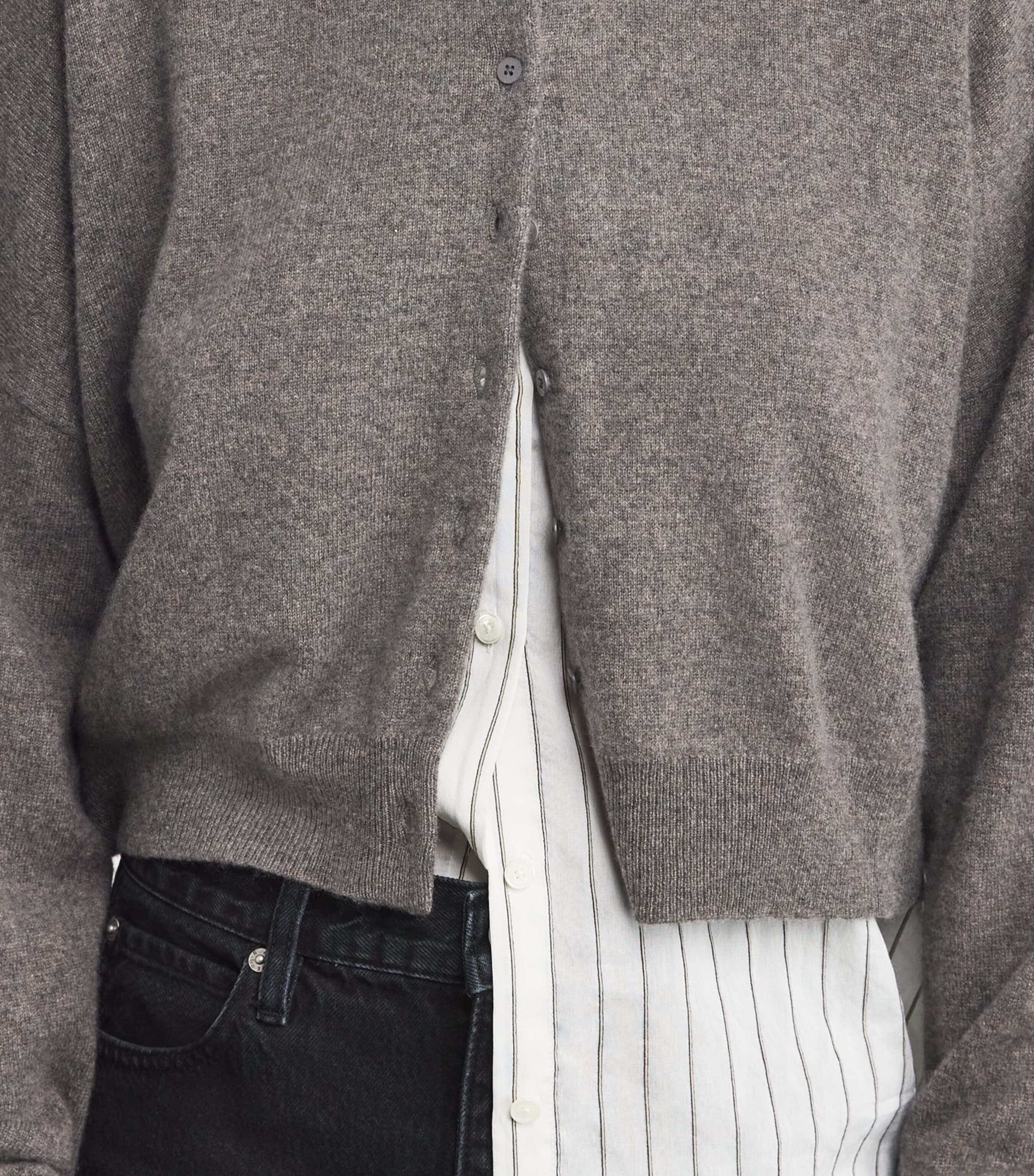 Cashmere Cropped Cardigan DOE Image 6