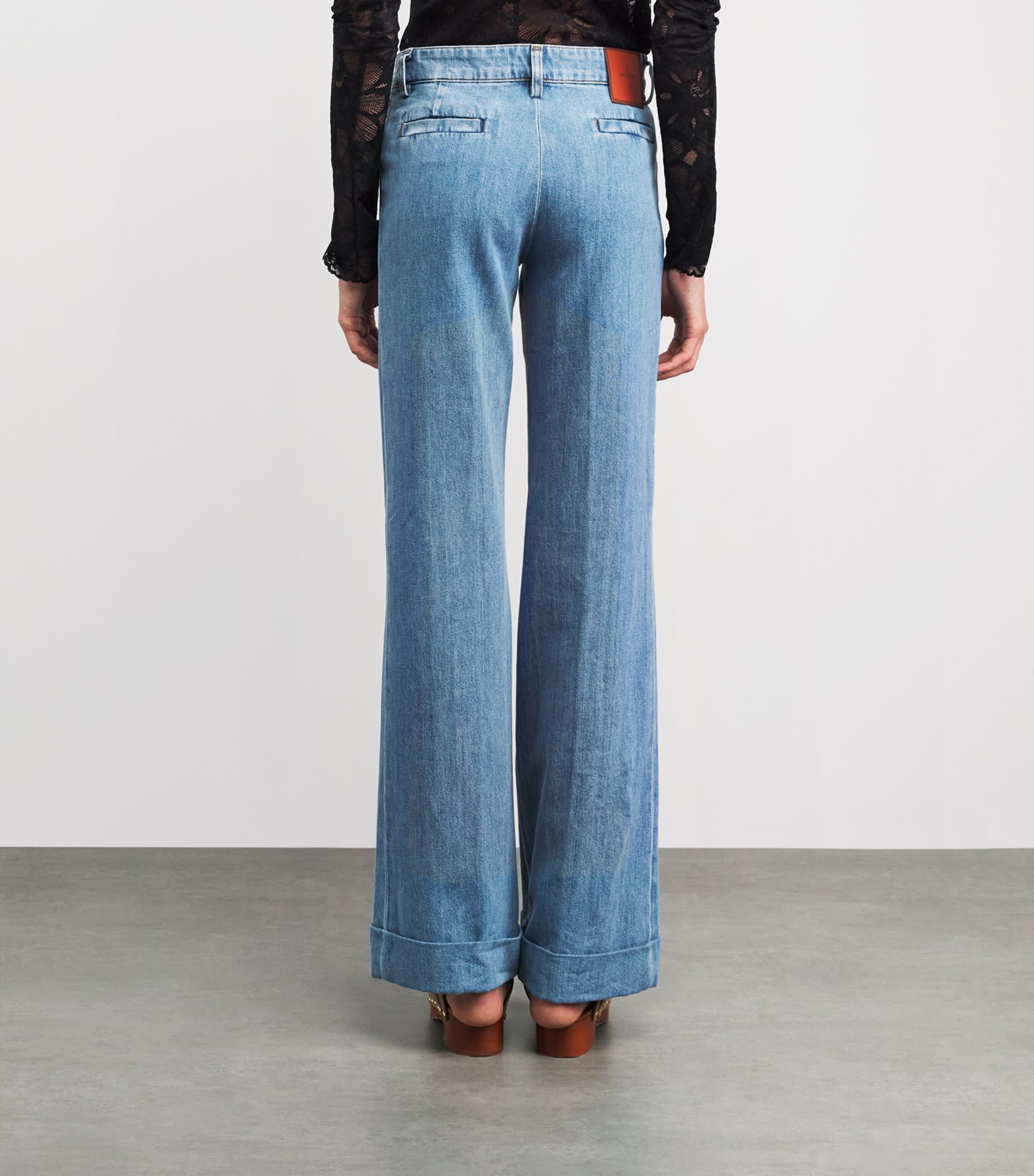 Missoni Womens Straight Jeans Med Blue Wash Image 5