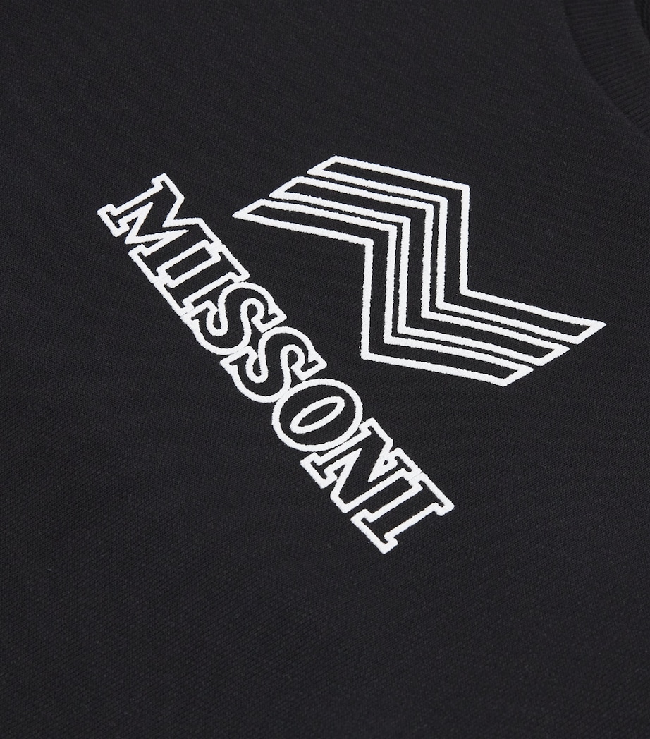 Logo Print Sweatshirt (4-14 Years) 930BLACK Image 3