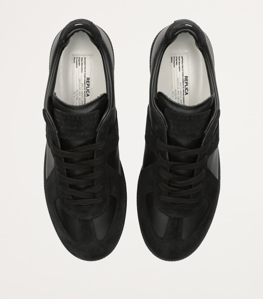 Leather Replica Sneakers BLACK Image 6