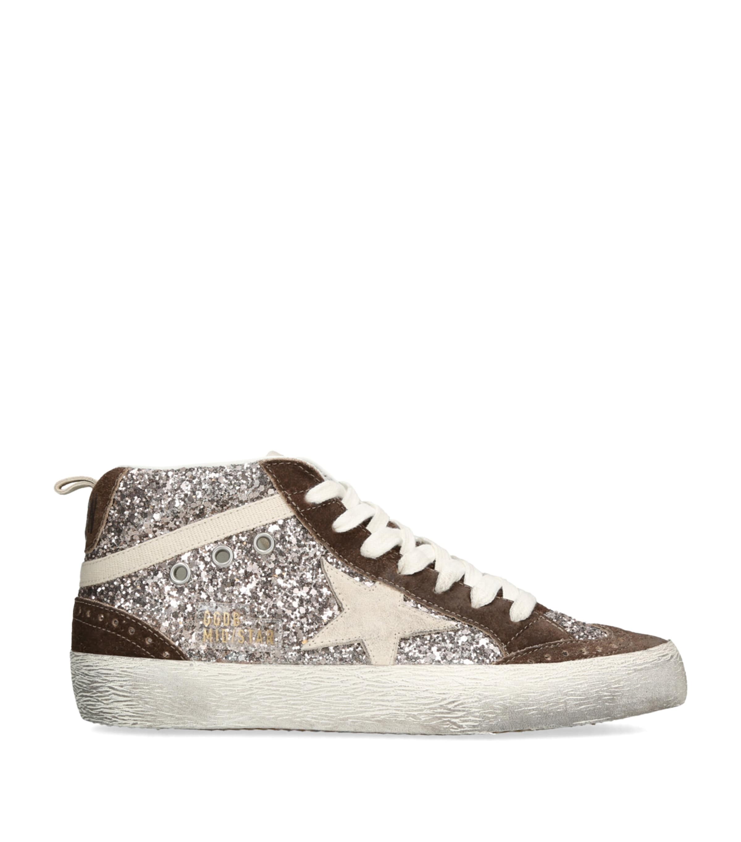 Glitter Mid Star Sneakers BROWN/OTH Image 1