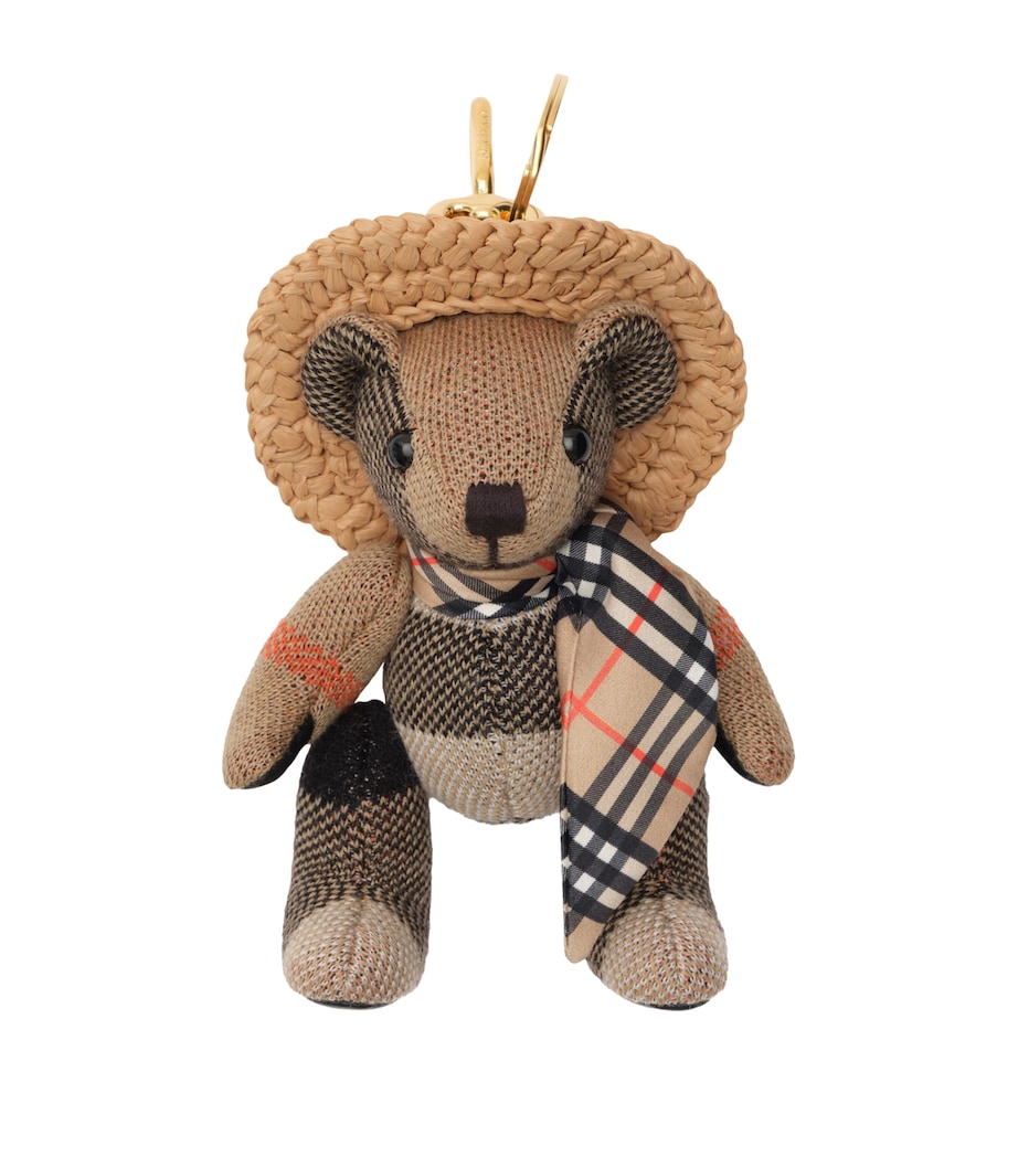 Burberry Scarf and Hat Thomas Bear Charm Sand Image 1