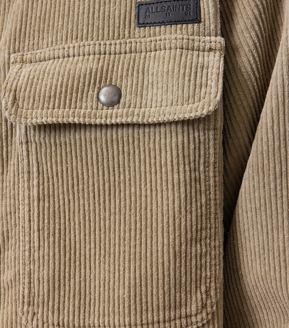 Corduroy Castleford Overshirt OAK BROWN Image 8