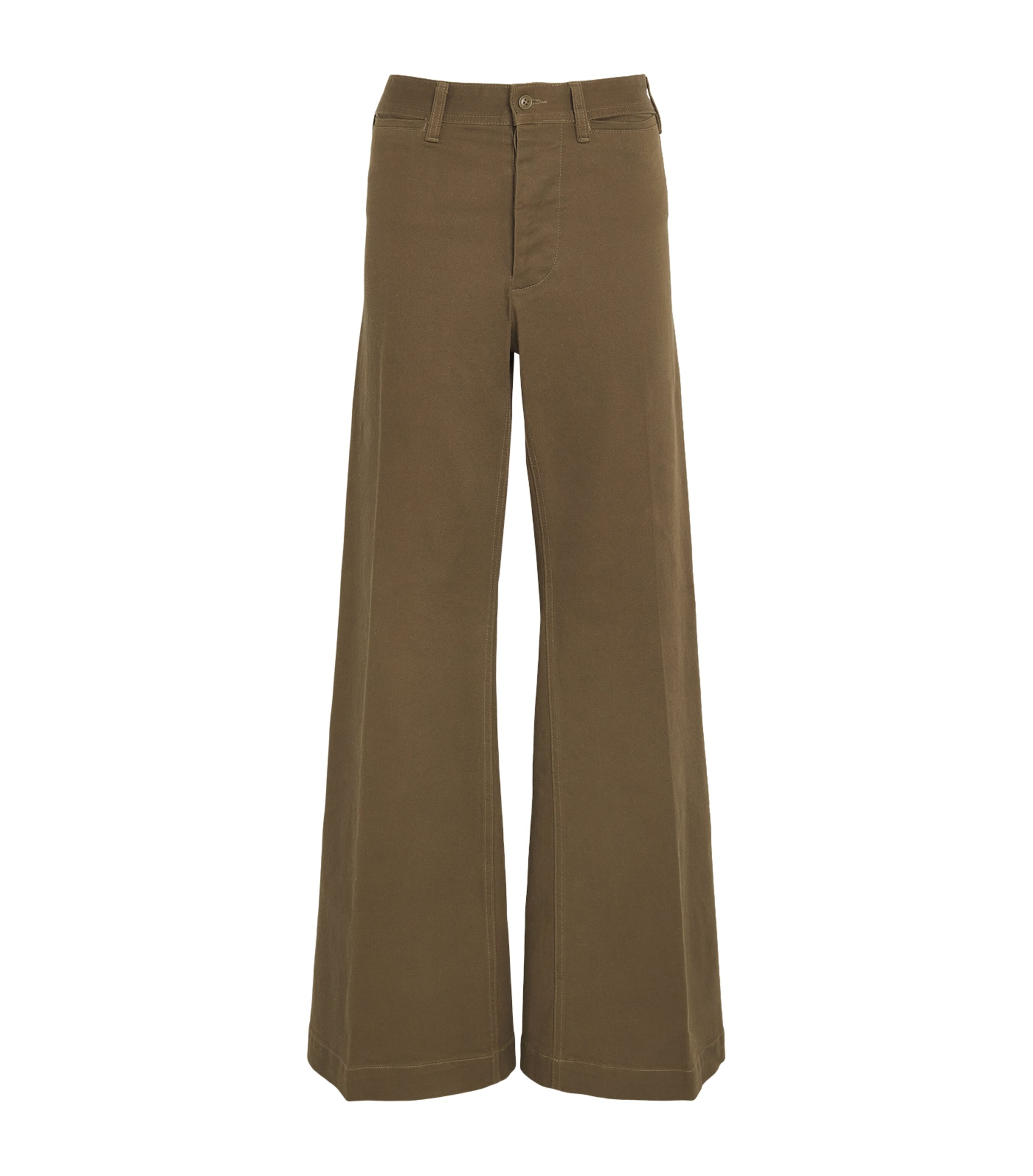 Polo Ralph Lauren Stretch-cotton Beaton Trousers In Green