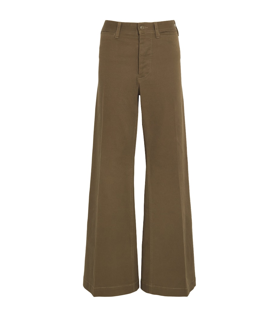 Stretch-Cotton Beaton Trousers OLIVE Image 1