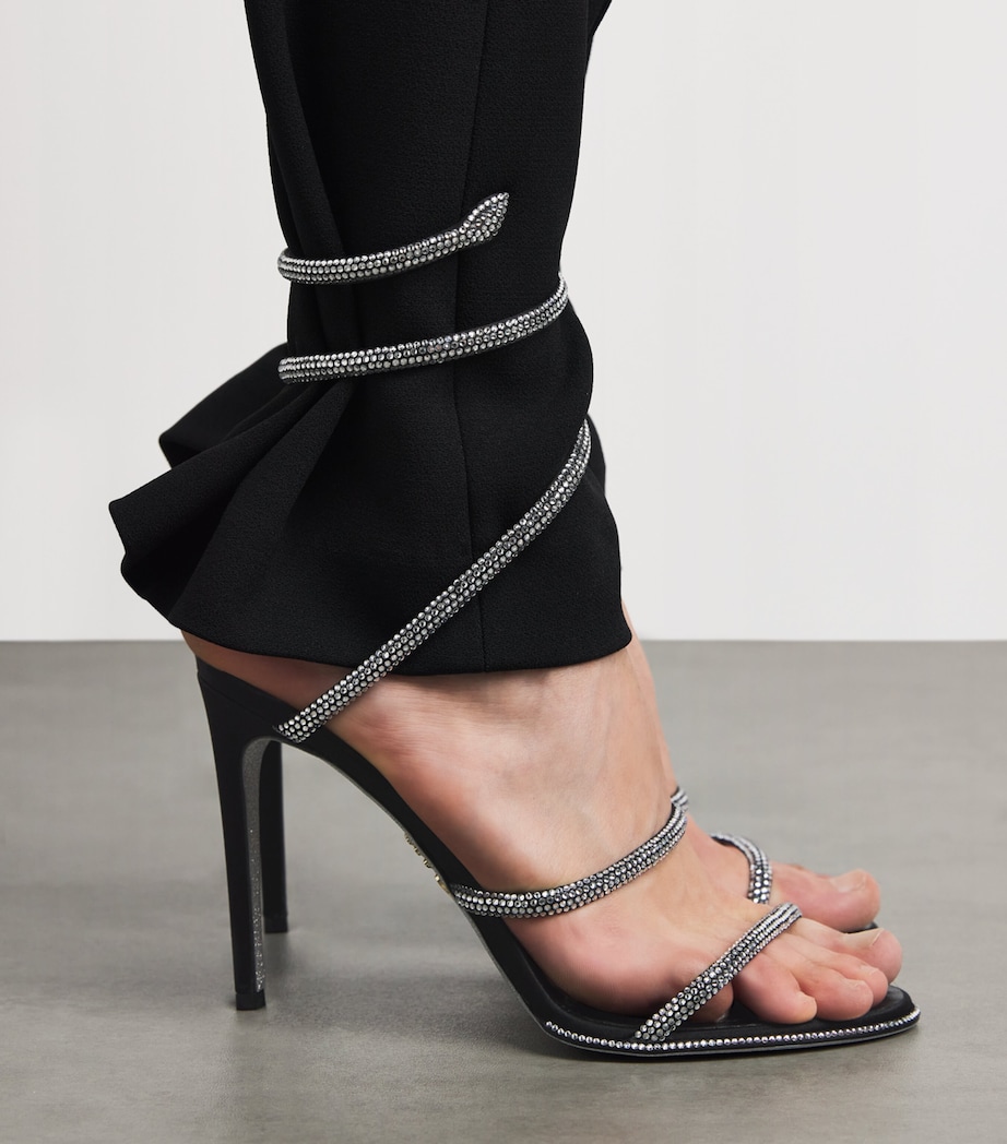 René Caovilla Embellished Cleo Sandals 105 Blk/other Image 2