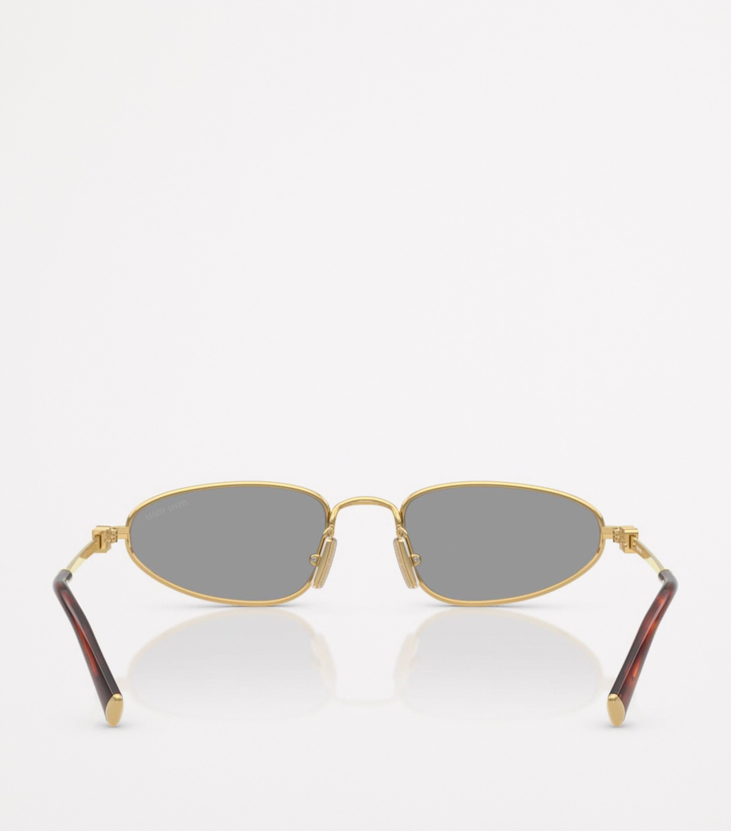 Metal Oval Sunglasses 5AK40O Image 4