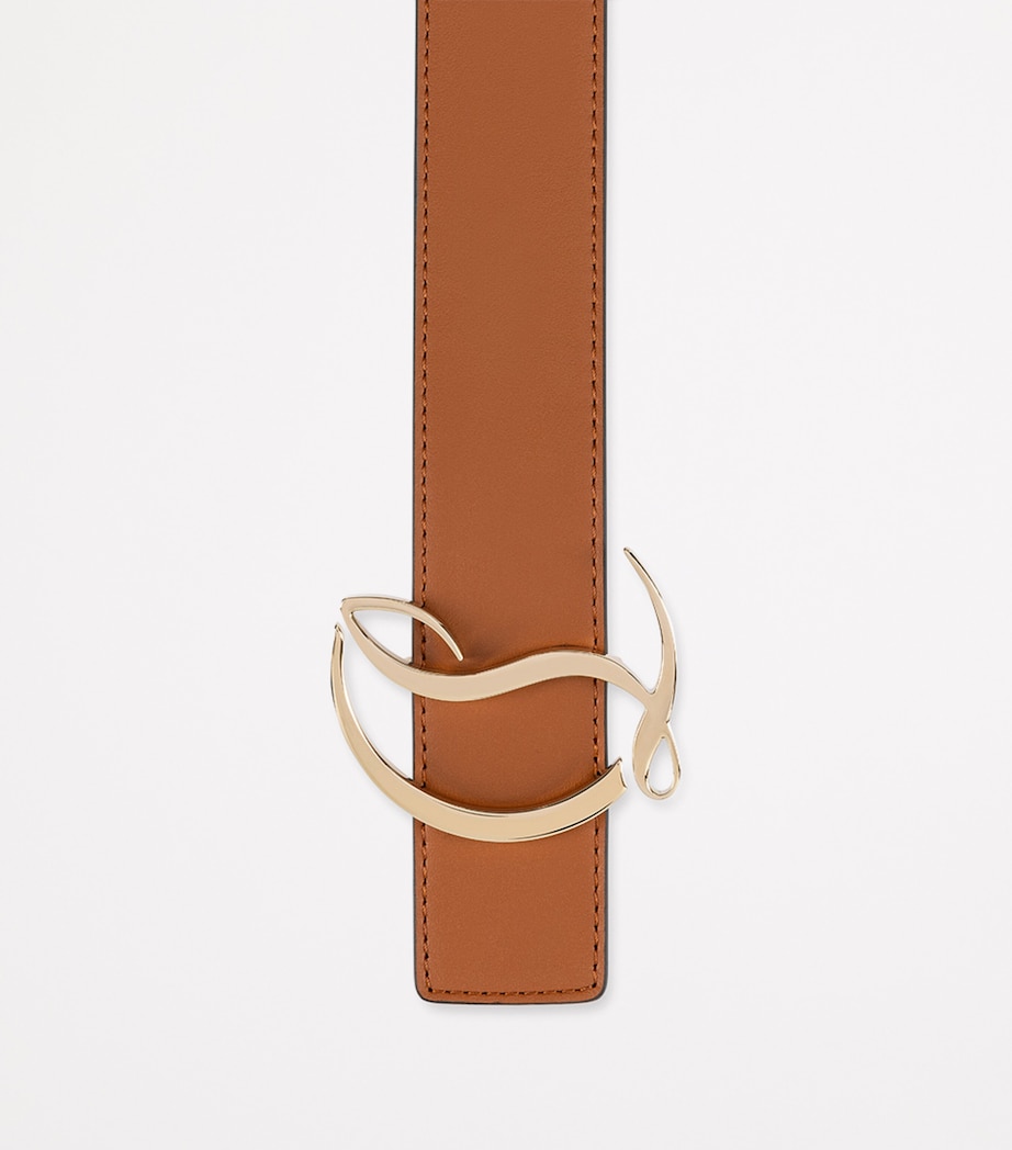 CL Logo Leather Belt CM6T Image 3