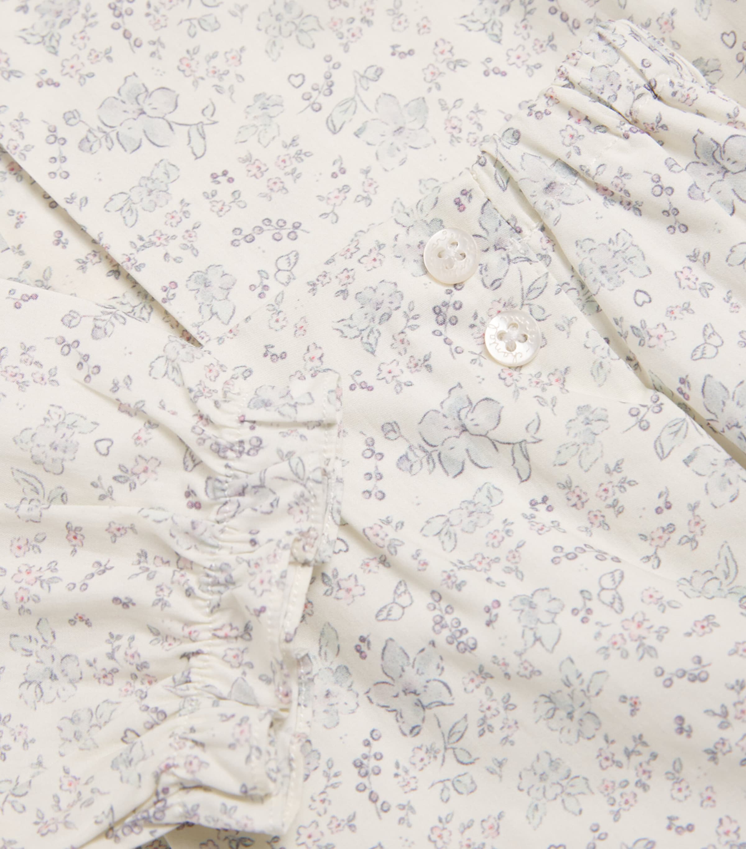 Cotton Athena Bonnie Blouse and Bloomers Set (3-18 Months) SANDSTONE/LILAC Image 4