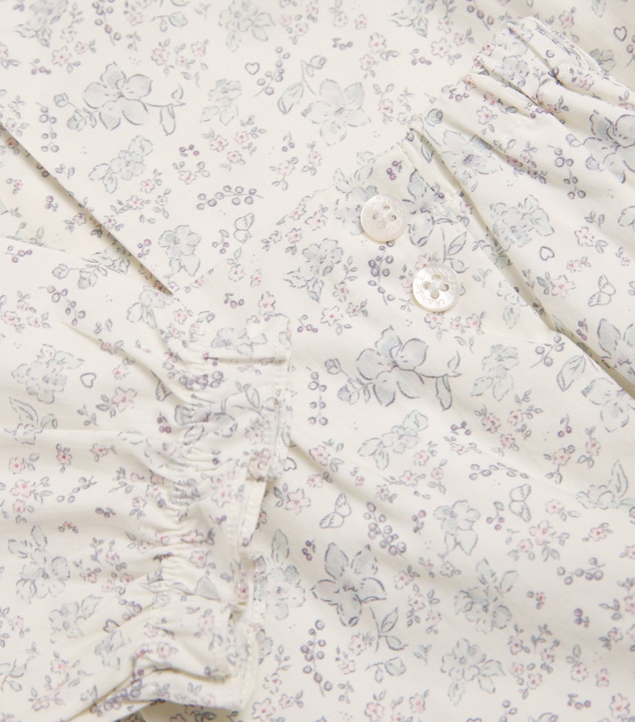 Cotton Athena Bonnie Blouse and Bloomers Set (3-18 Months) SANDSTONE/LILAC Image 4