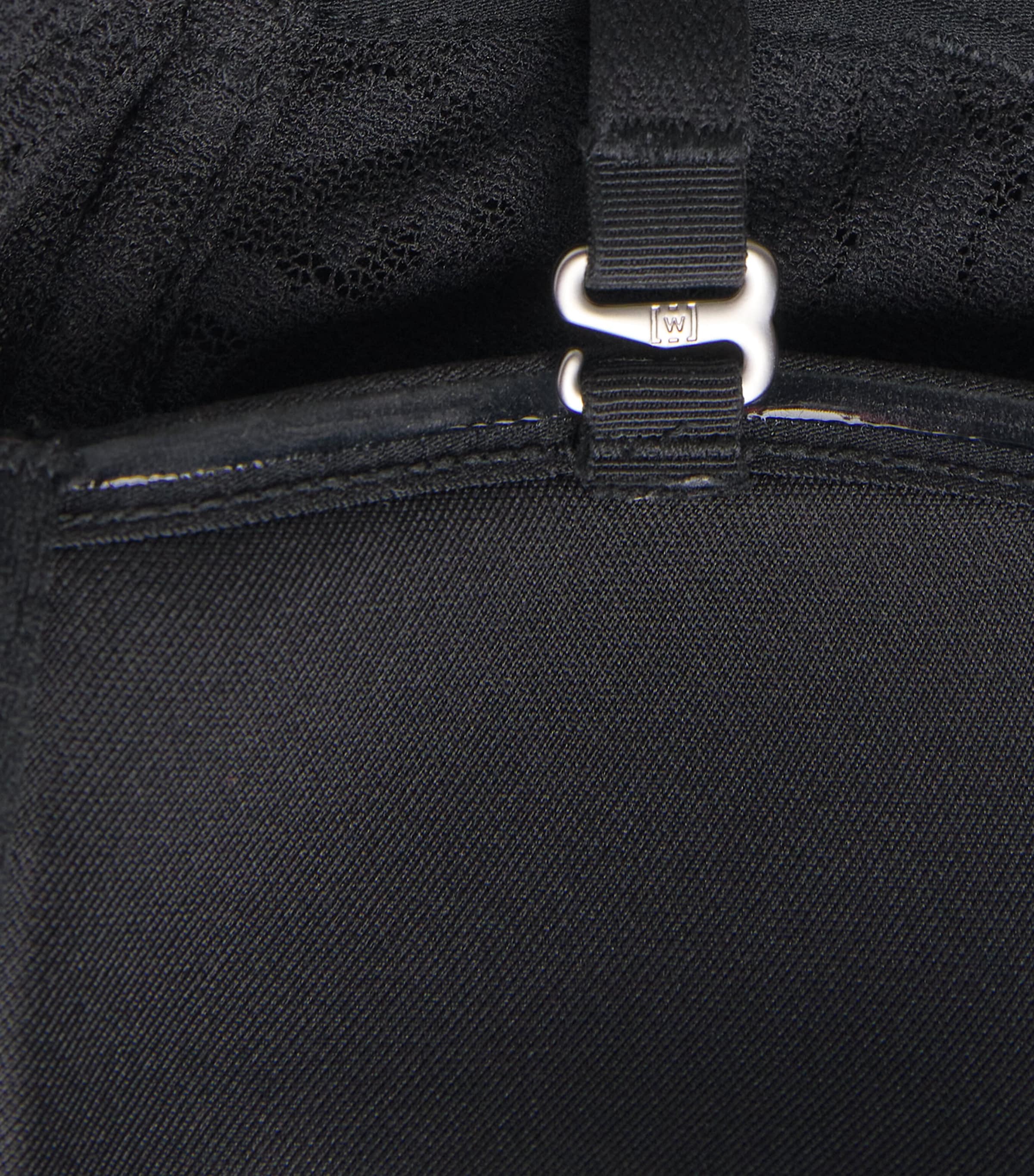 Lace Animaliers Underwired Bandeau Bra 000 BLACK Image 4