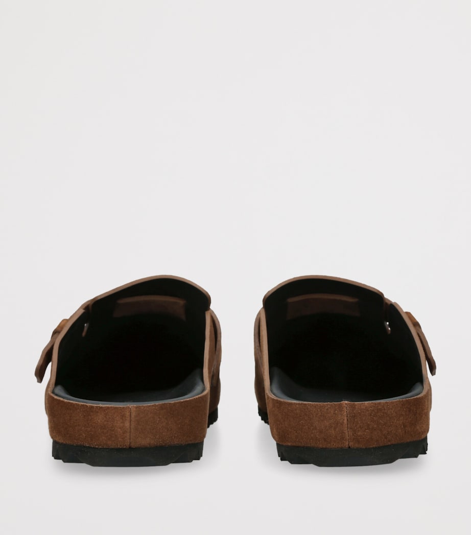 Officine Creative Suede Agora Mules Dark Brown Image 2