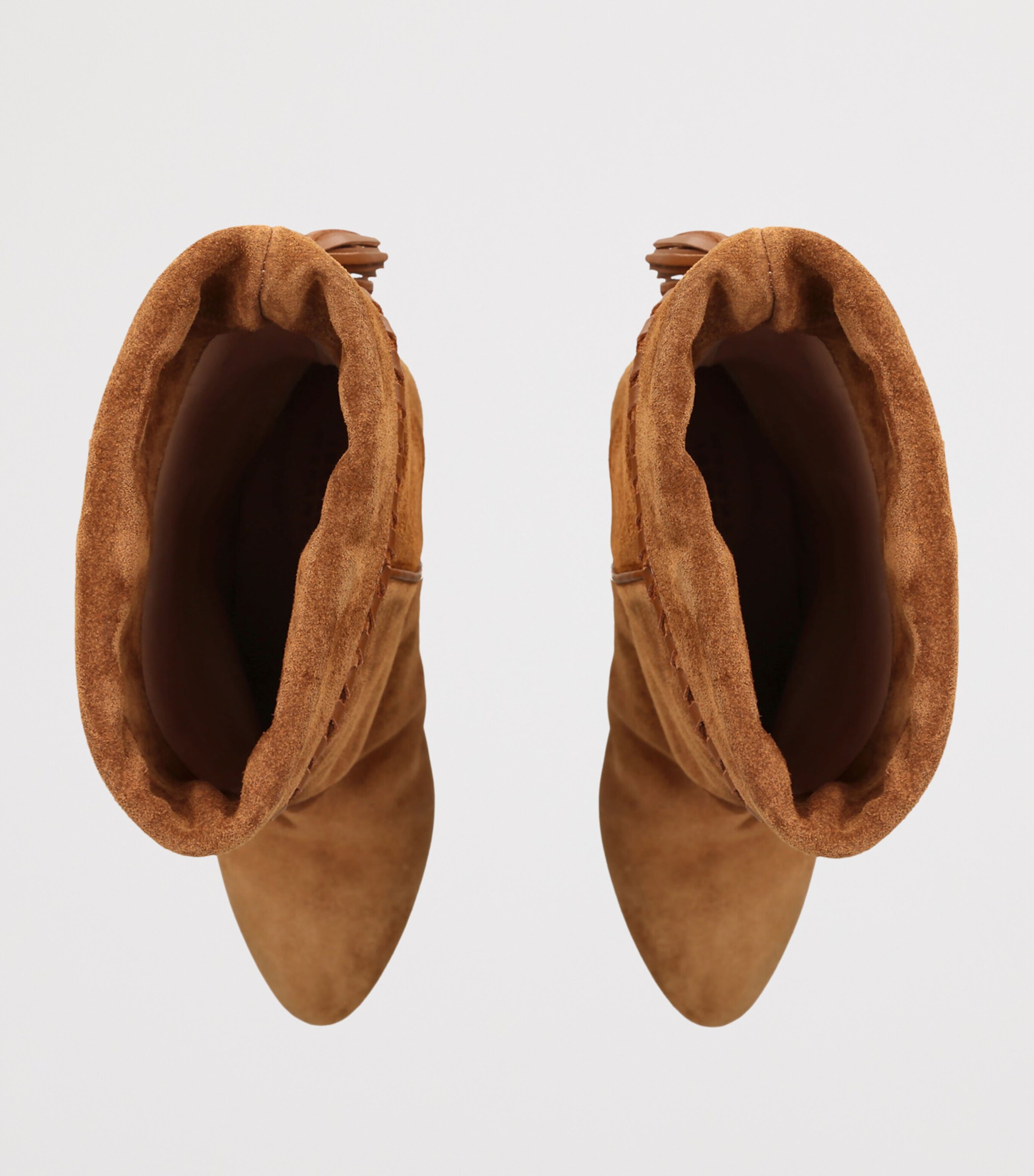 Isabel Marant Suede Dalby Heeled Boots 55 Camel Image 3