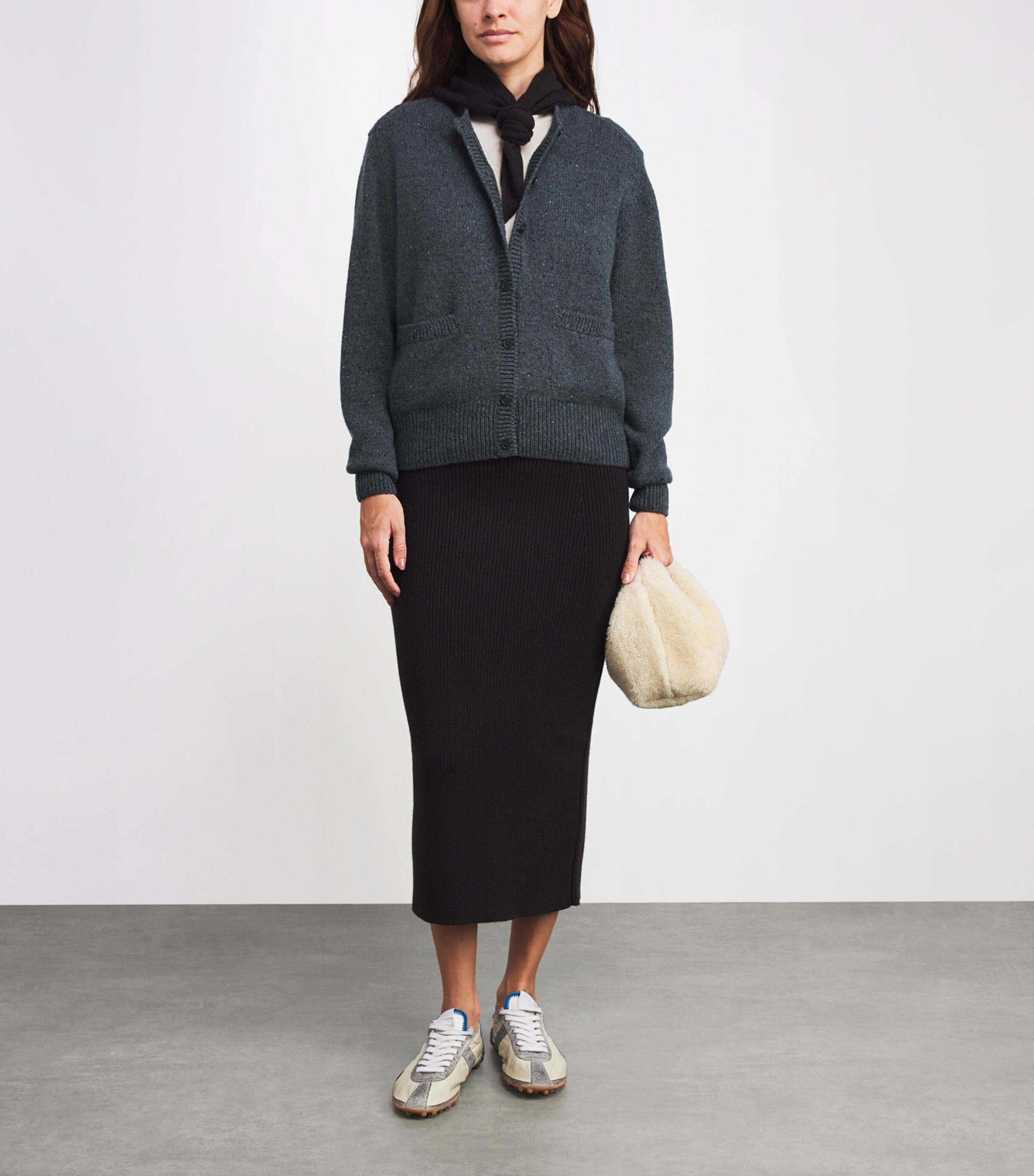 Donegal Cashmere Cardigan 006336 STORM DONEGAL Image 2