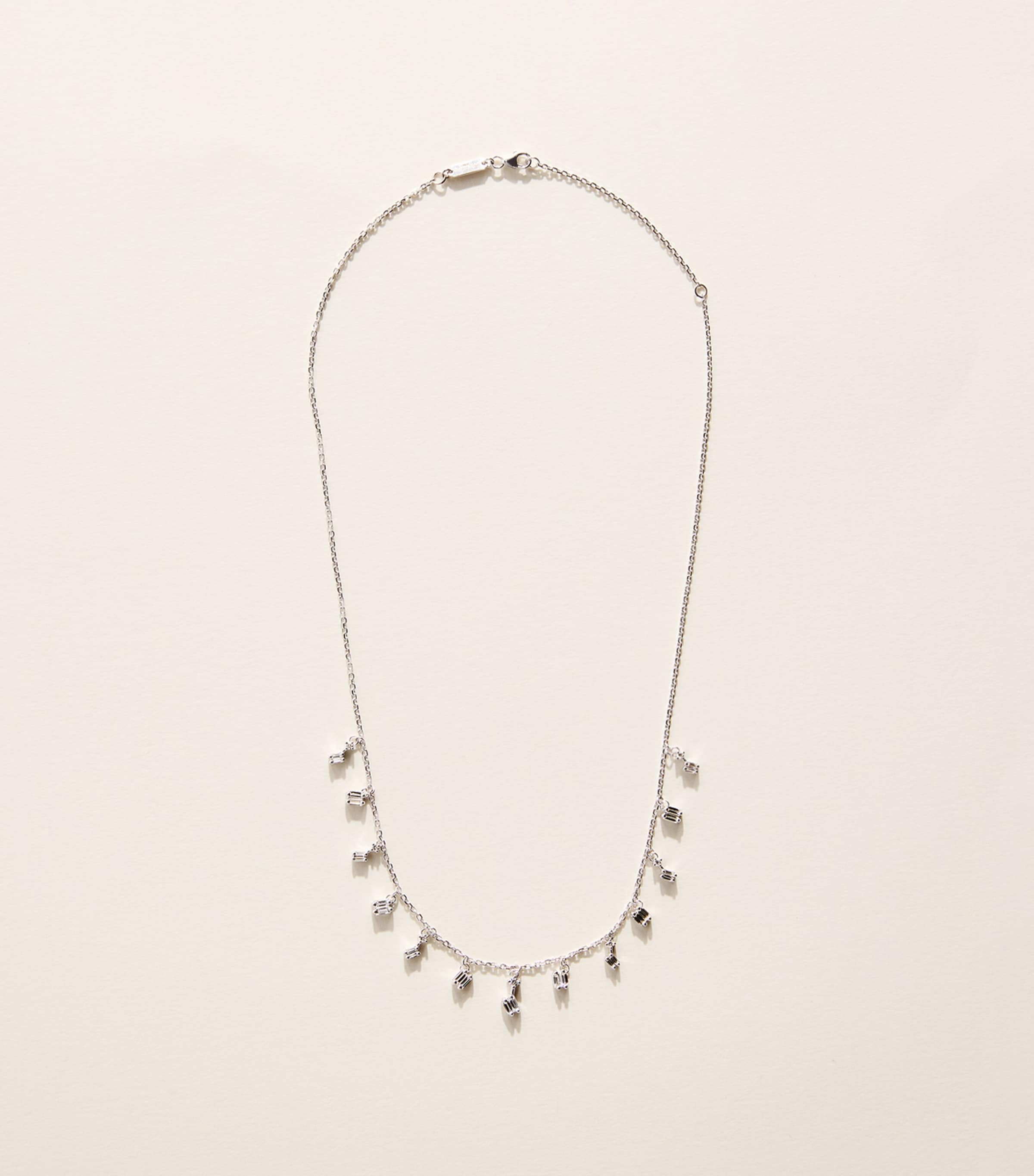 Suzanne Kalan White Gold and Diamond Classic Cascade Necklace Wg/wd Image 3