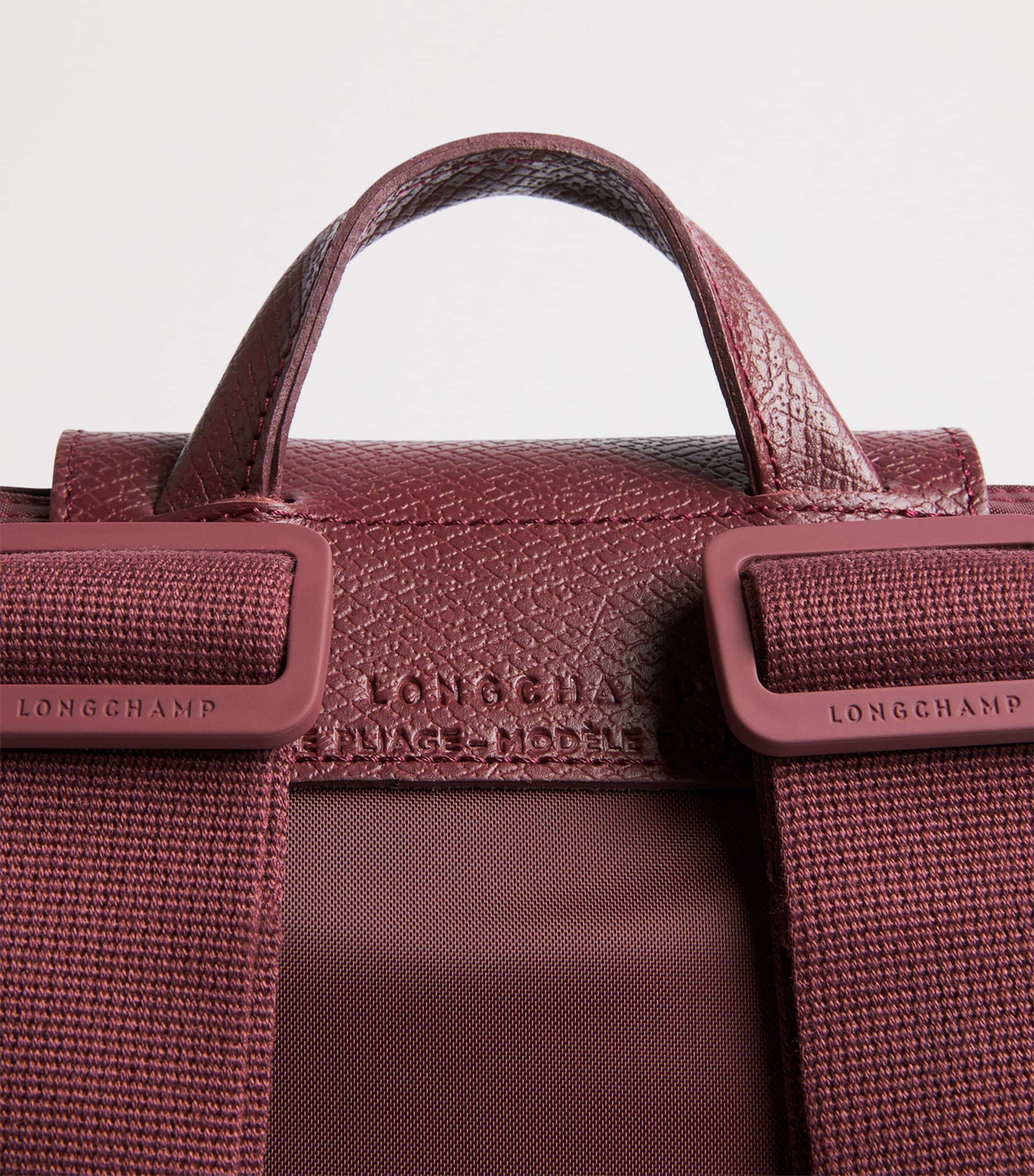 Longchamp Medium Le Pliage One Backpack Bordeaux Image 5