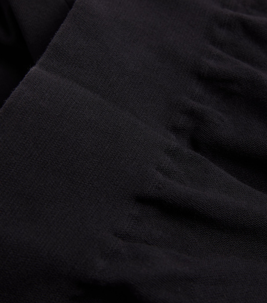 Cotton Seamless Leggings 3009 BLACK Image 4