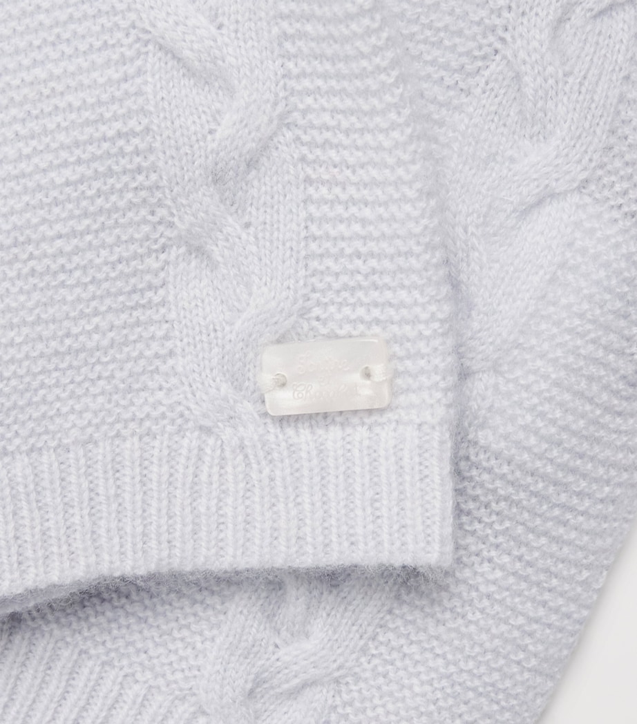 Tartine et Chocolat Wool-Cashmere Beanie Ciel Image 3