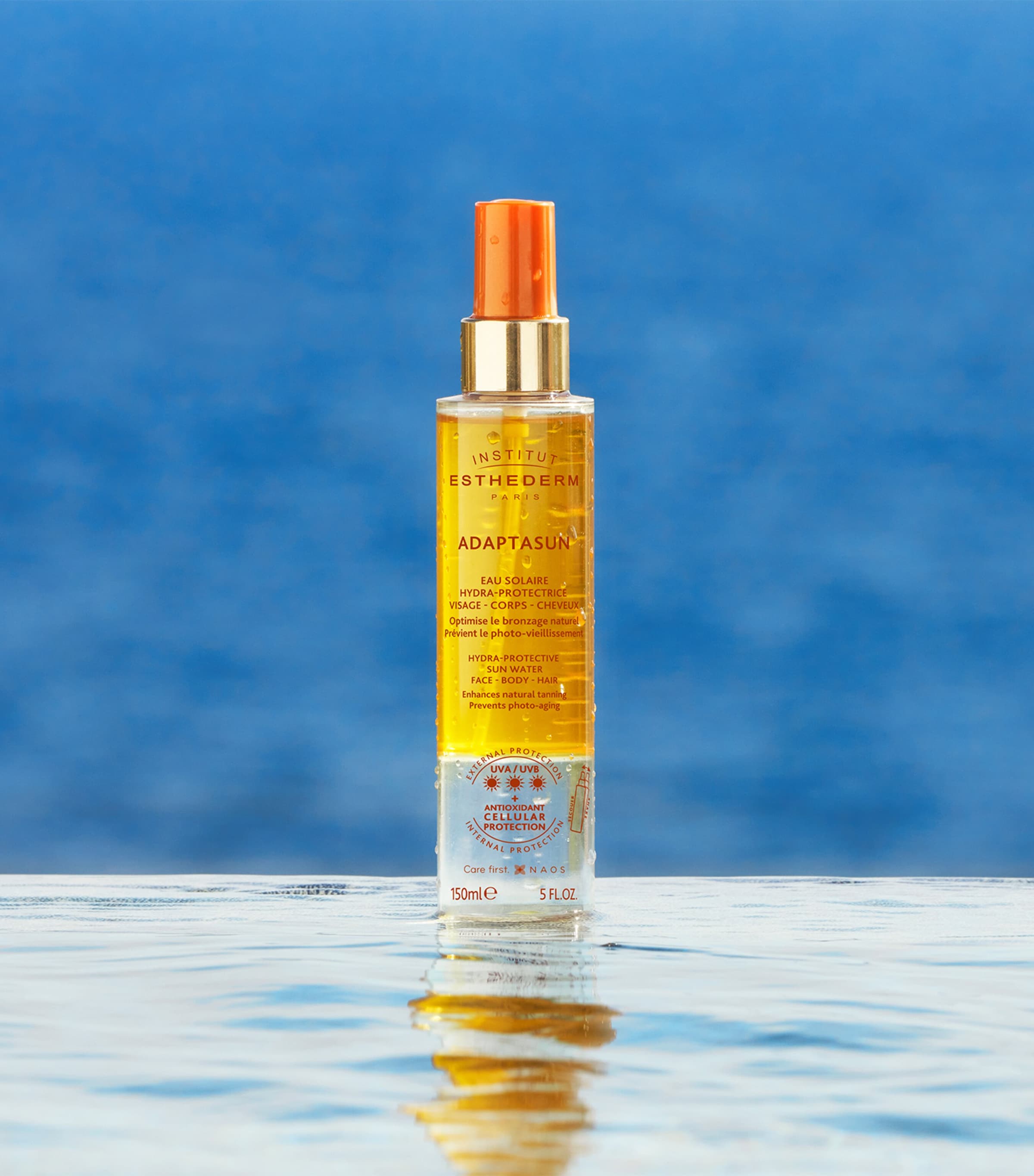 Adaptasun UVA/UVB Hydra-Protective Sun Water - Strong Sun (150ml) NO COLOUR Image 2