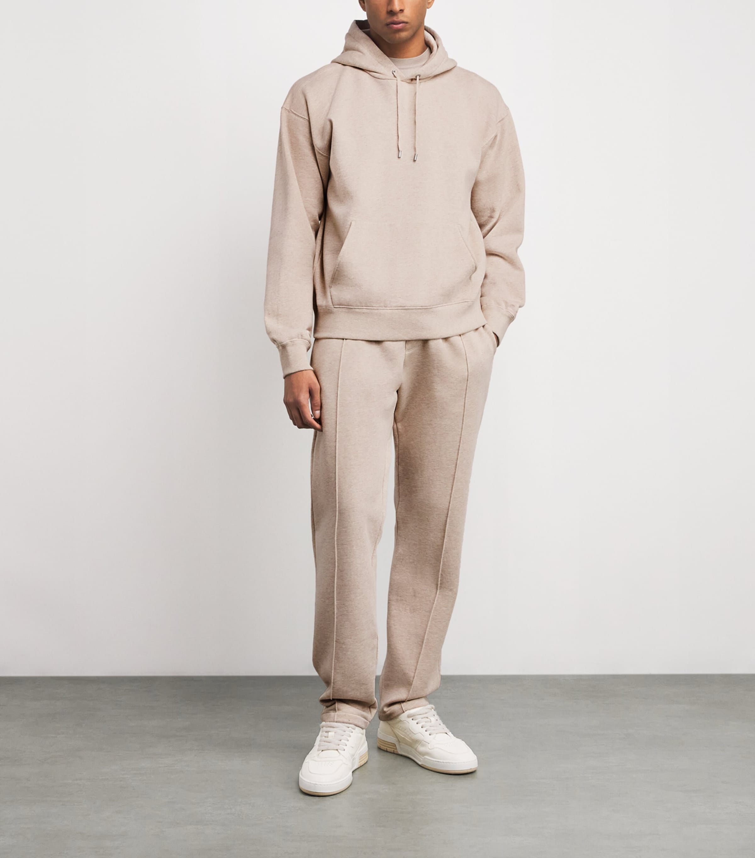 Cotton-Cashmere Hoodie CHAMPAGNE Image 2