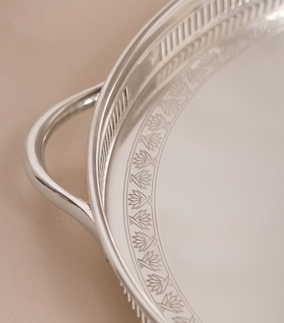 Silver- Plated Rochester Engraved Tray SILVER Image 2