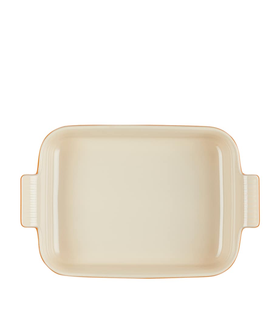 Large Stoneware Heritage Rectangular Dish (32cm) VOLCANIC Image 3