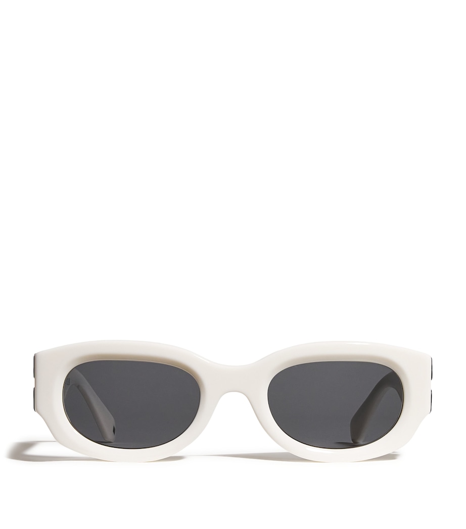 Metal Palmer Sunglasses WHITE - DARK GREY Image 1