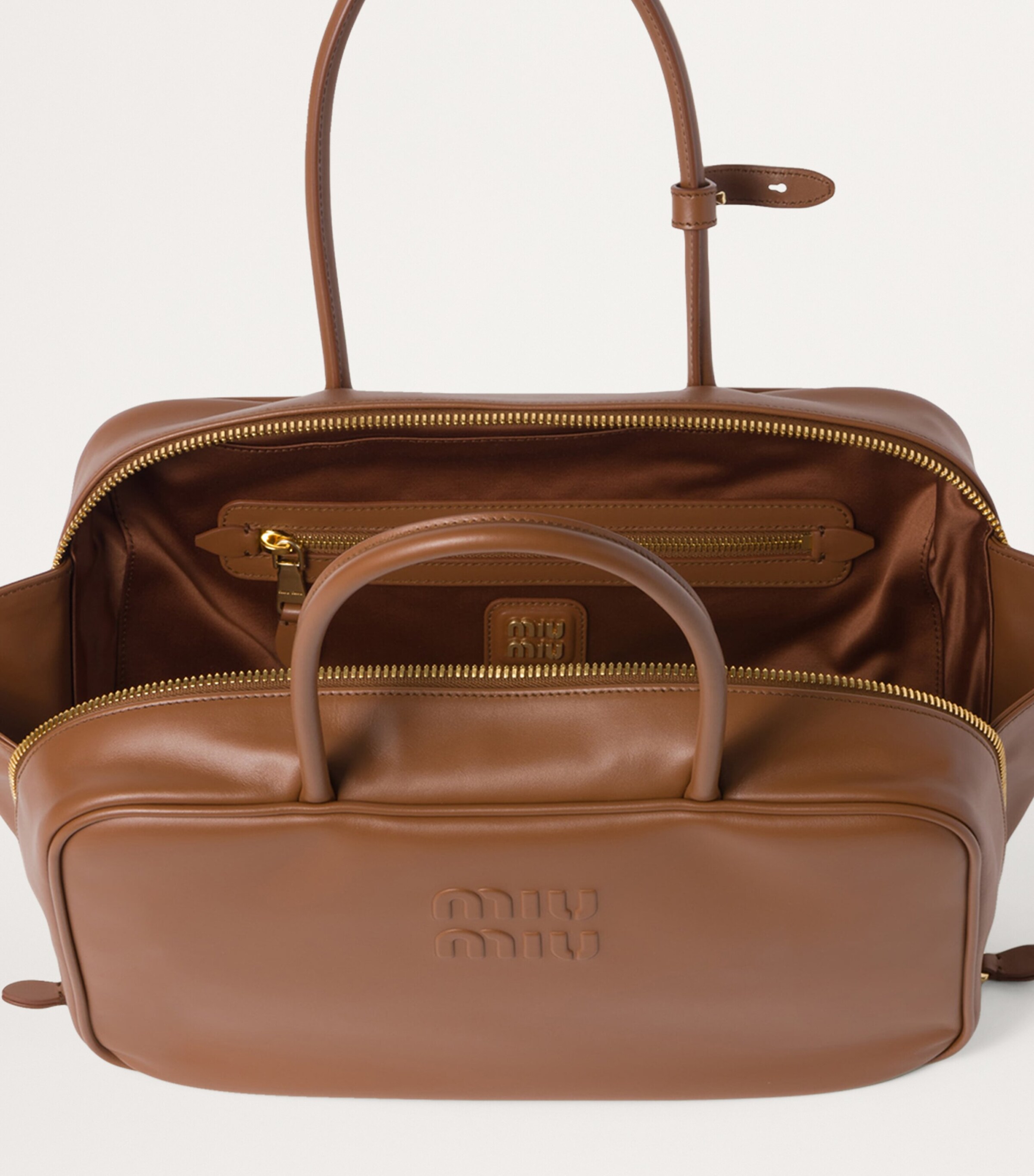 Leather Beau Shoulder Bag F0046 Image 7