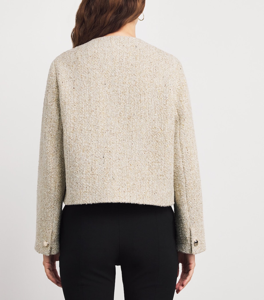 Bouclé Tweed Jacket ECRU Image 4
