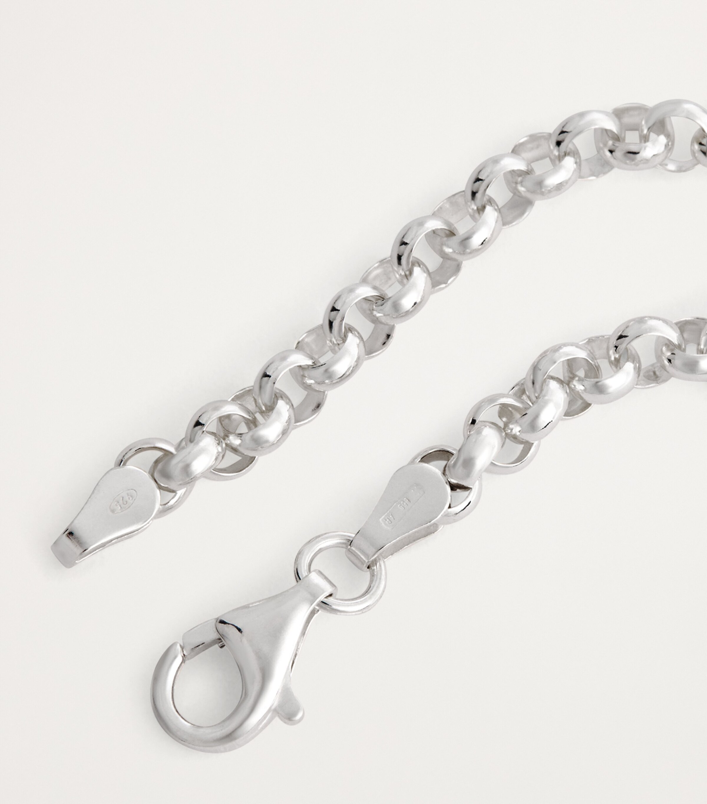 TILLY SVEAAS Gold-Plated T-Bar Belcher Chain Bracelet Silver/gold Image 6