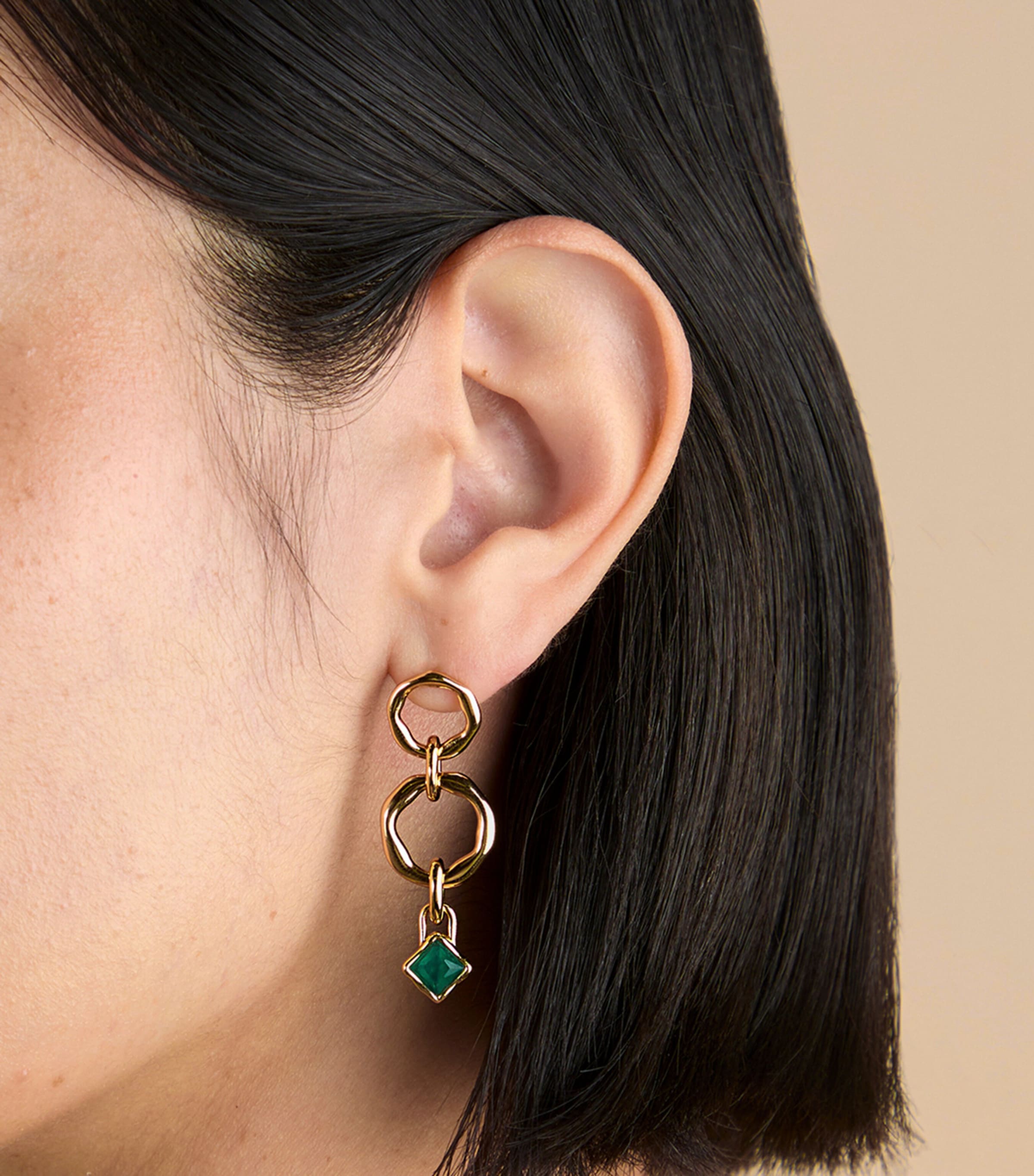 Gold-Plated May Birthstone Charm GOLD Image 2