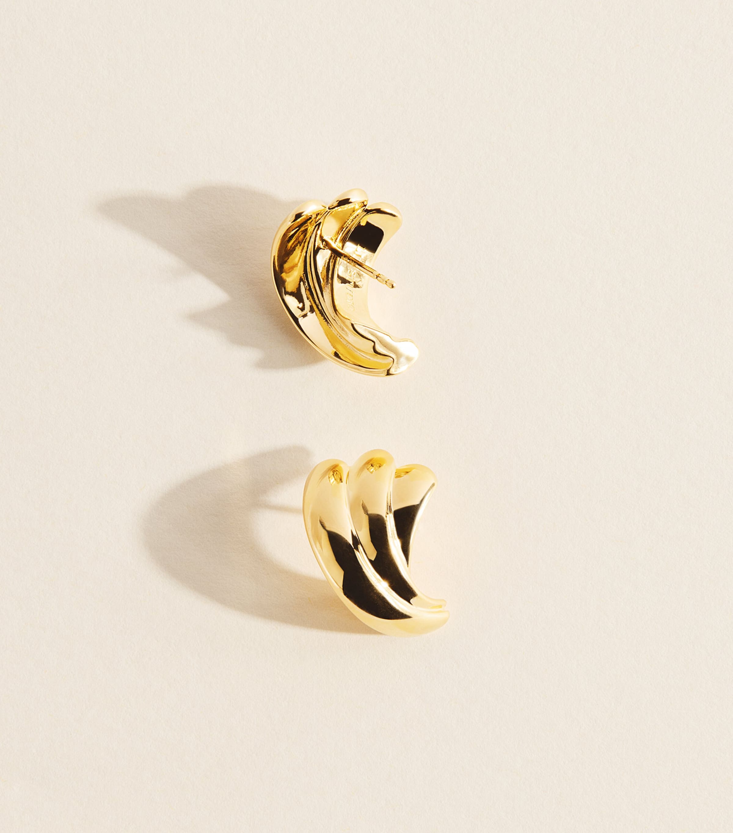 LIÉ STUDIO Gold-Plated The Magda Earrings Gold Image 4