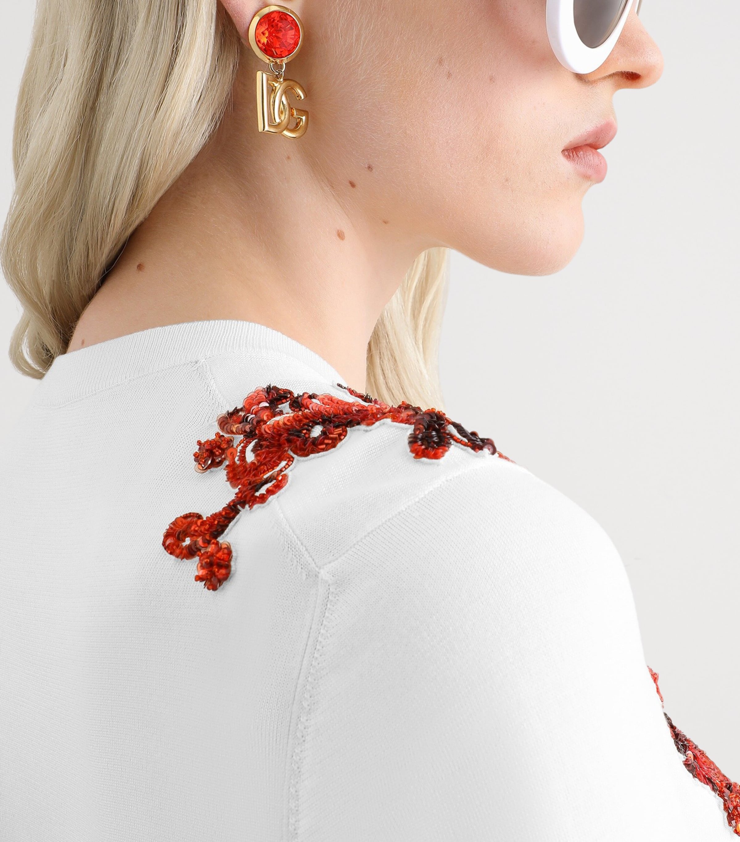Dolce&Gabbana Multi Silk Embroidered Cardigan | Harrods US