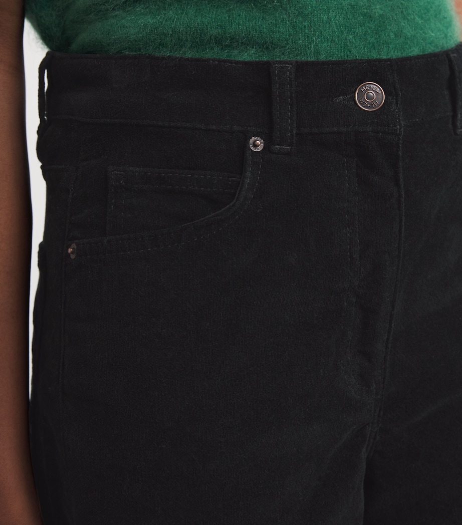 Corduroy Ultimate Wide-Leg Jeans BLACK Image 6