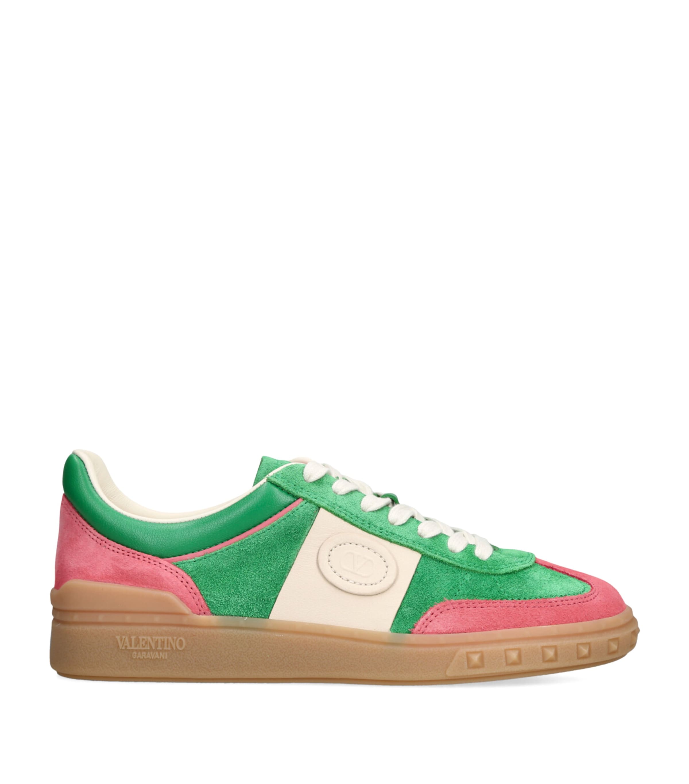Valentino Upvillage Low Top Sneakers In Green