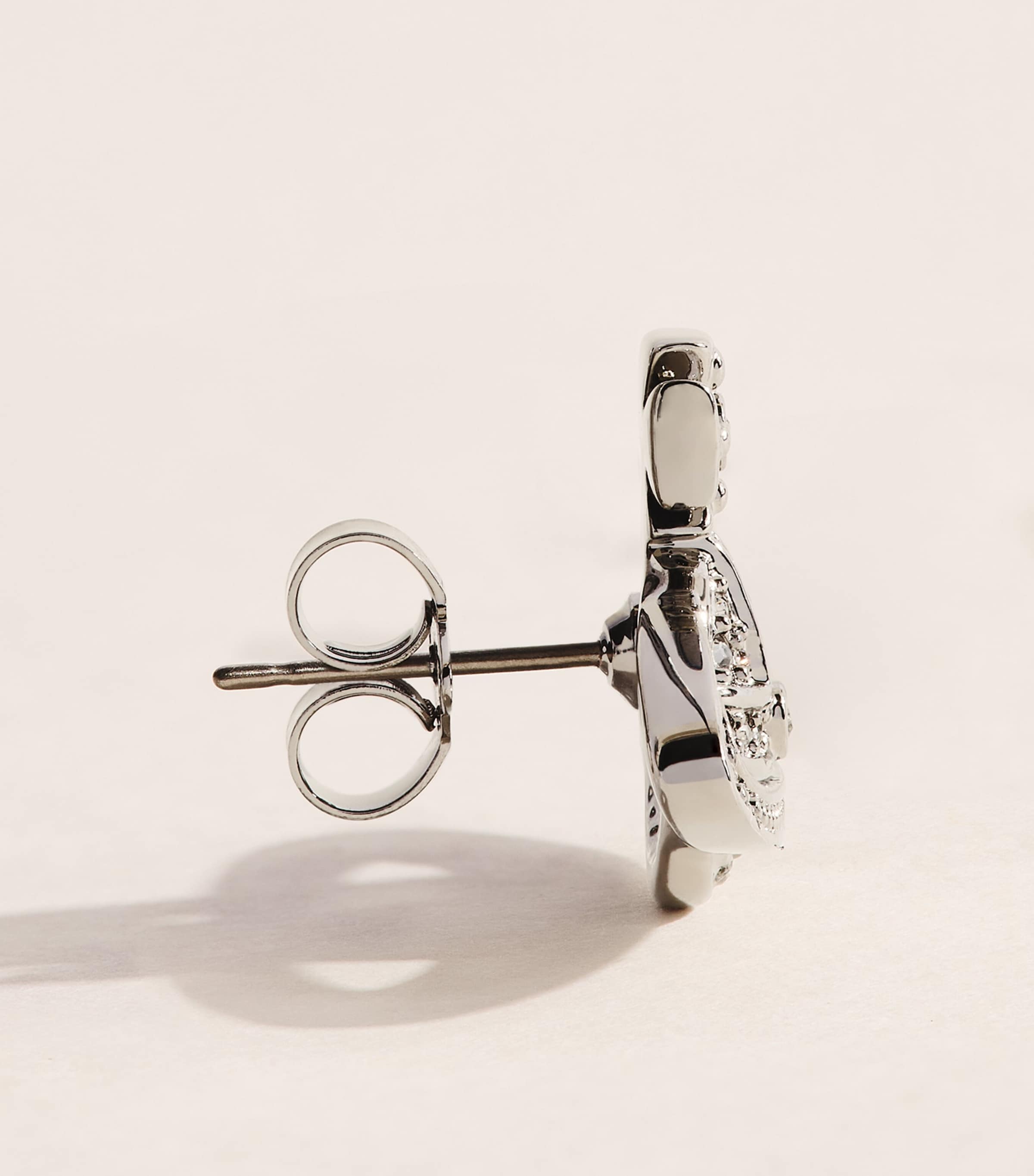 Vivienne Westwood Mini Bas Relief Orb Earrings Ruthn Blk Dmnd Image 3