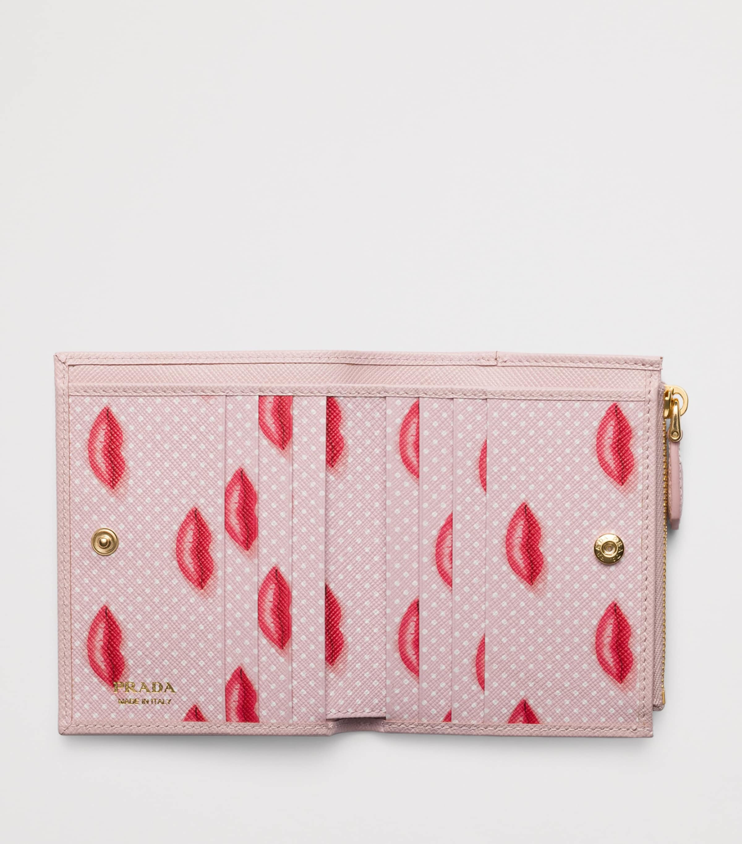 Small Saffiano Leather Wallet F0E18 Image 2