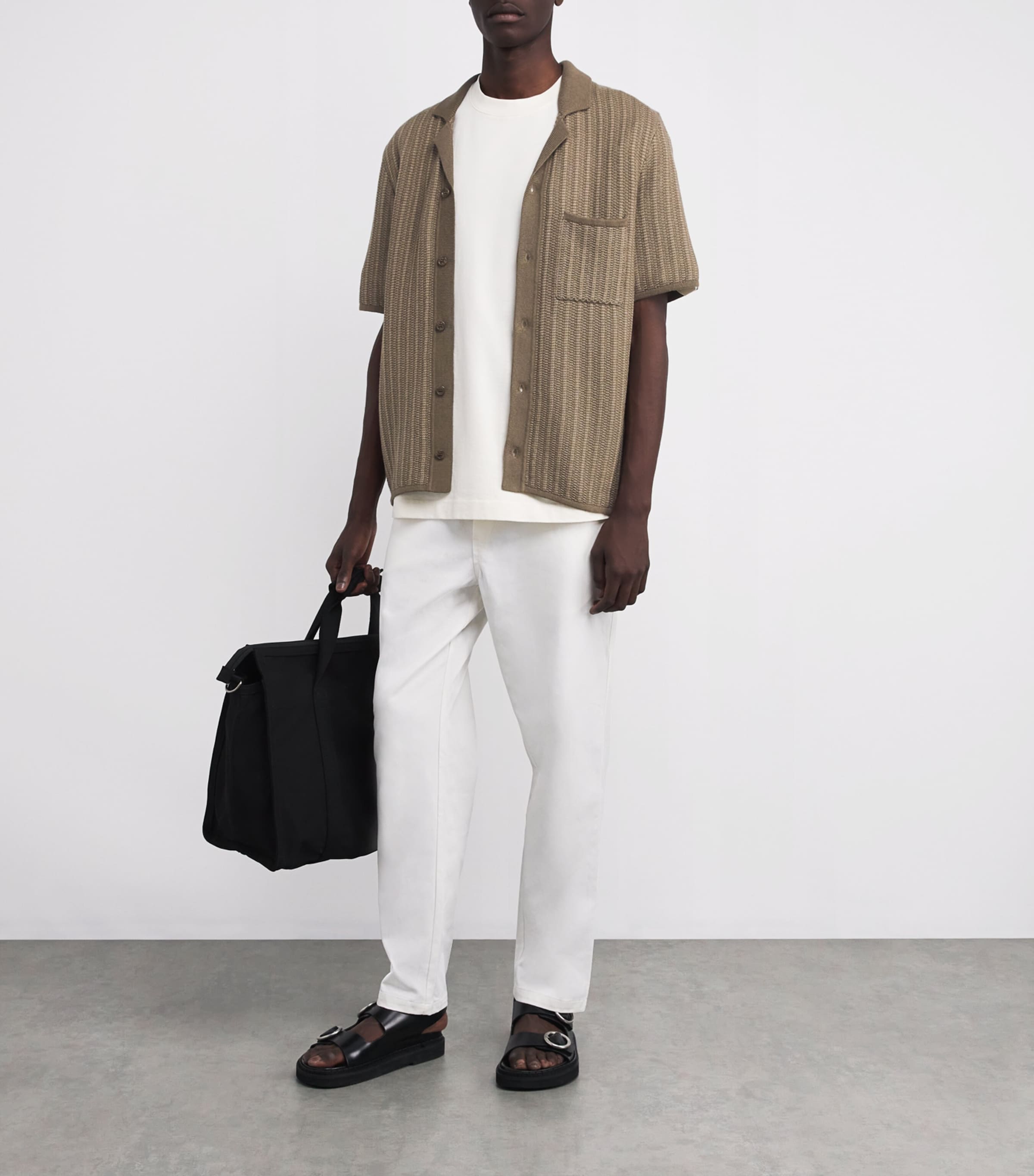 Cotton-Wool Sarhys Shirt CANTEEN MEL. Image 2