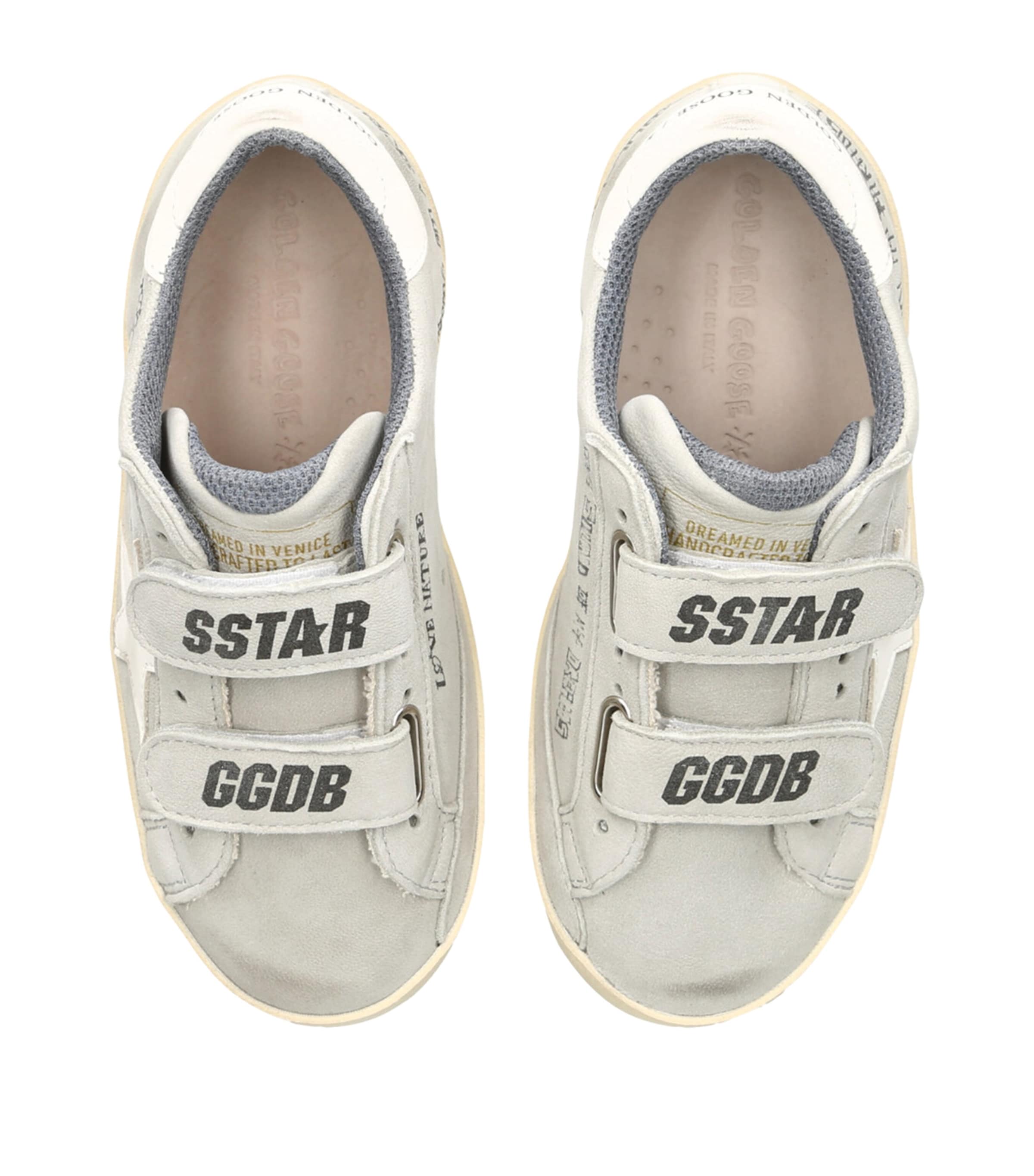 Leather Old School Sneakers GREY/LIGHT Image 4