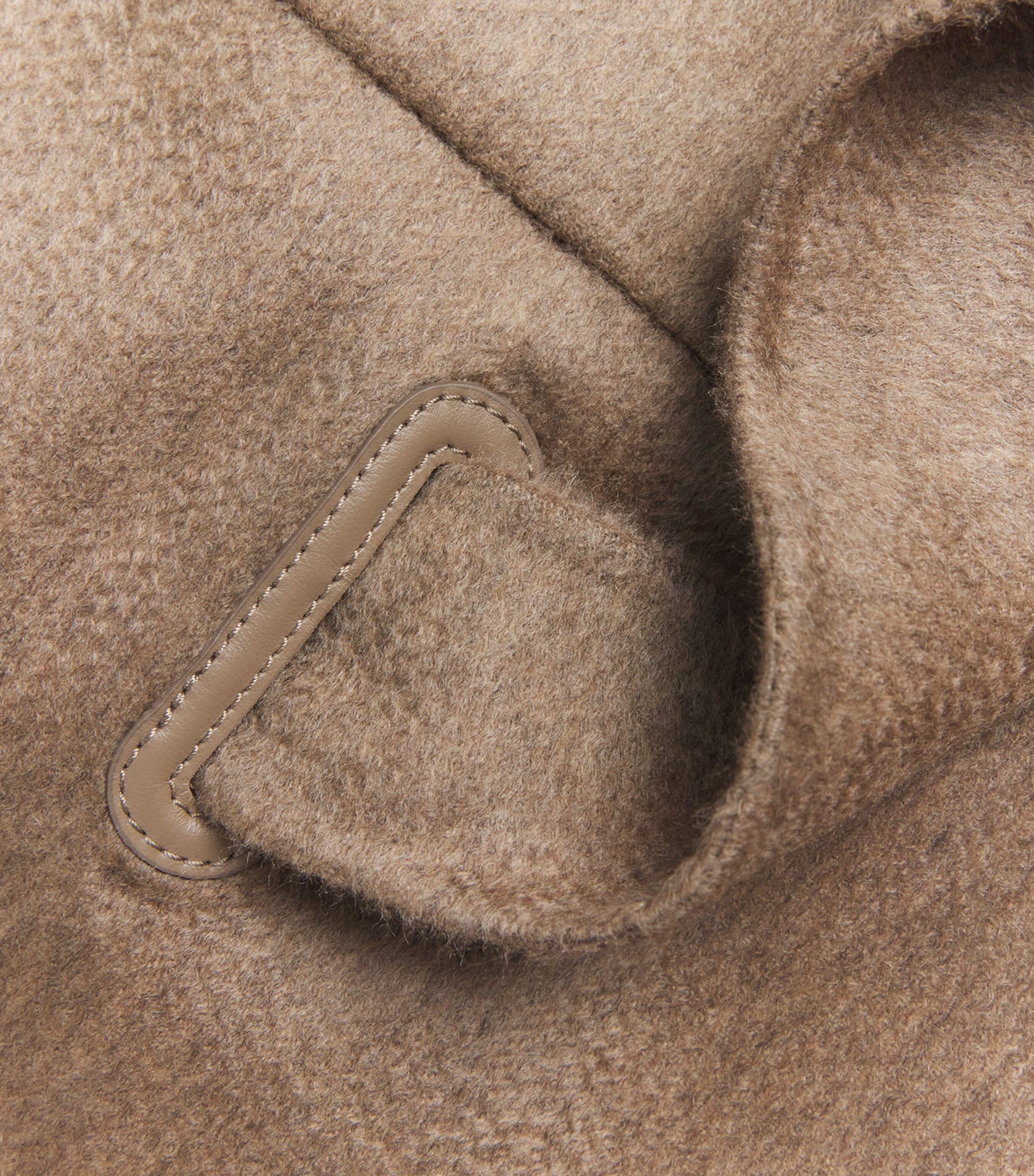 Cashmere Belted Cape BROWN Image 5