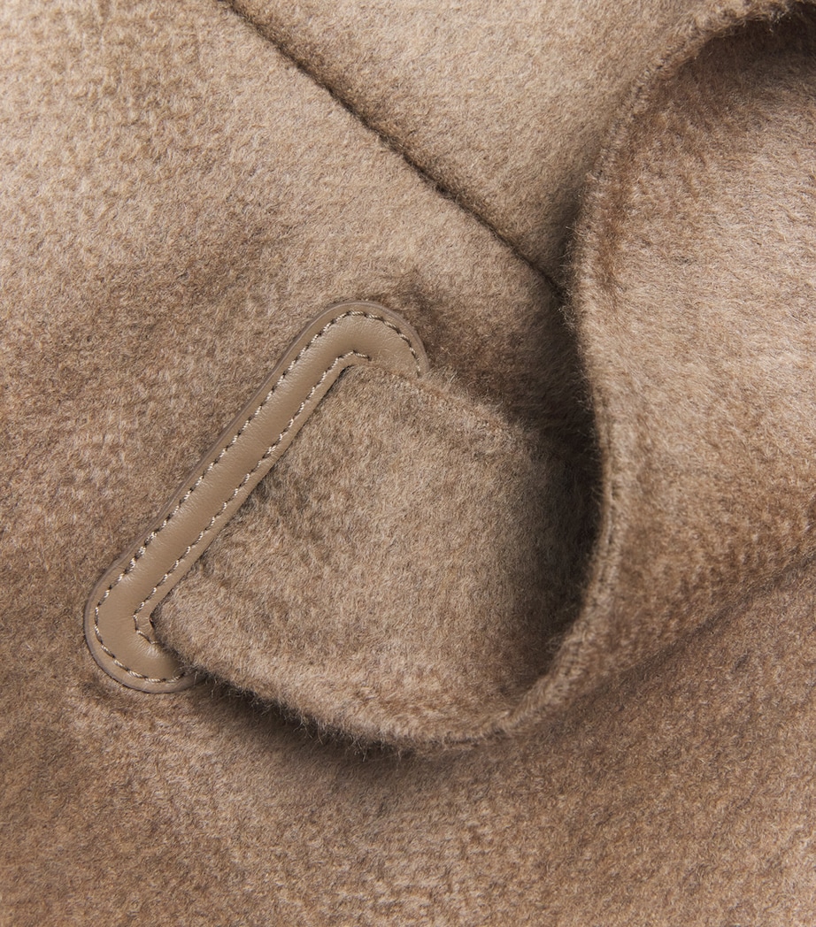 Cashmere Belted Cape BROWN Image 5