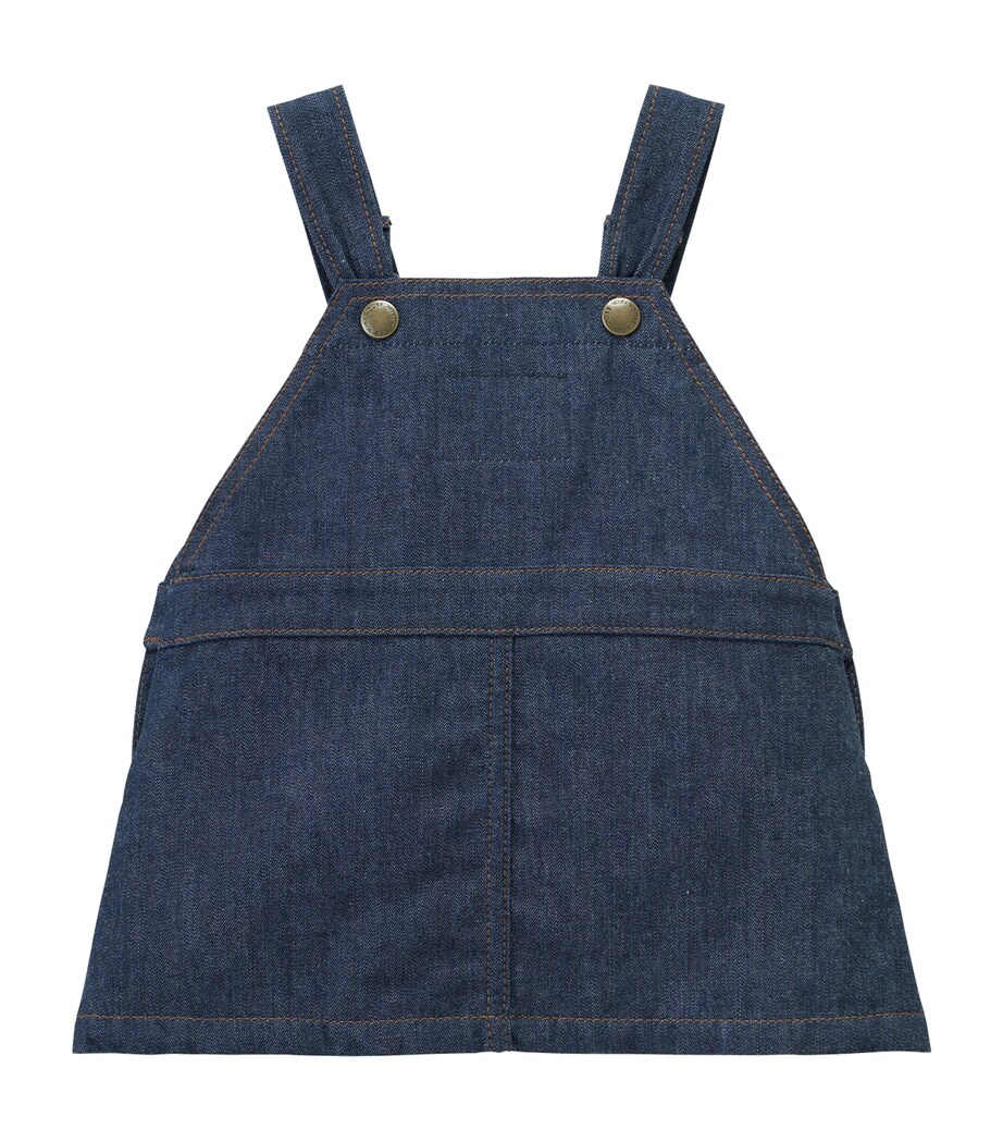 Denim Dungaree Dress (2-4 Years) 33 Image 6
