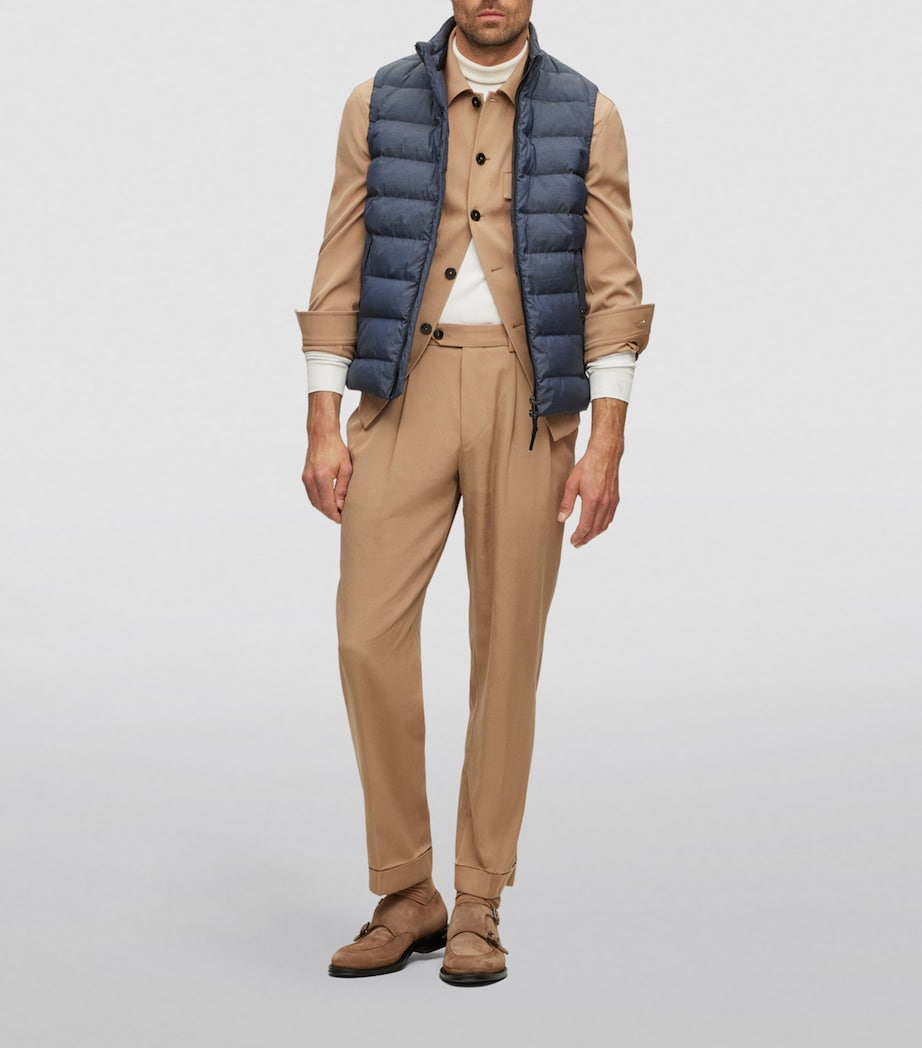 Melange Padded Gilet 404 Image 2